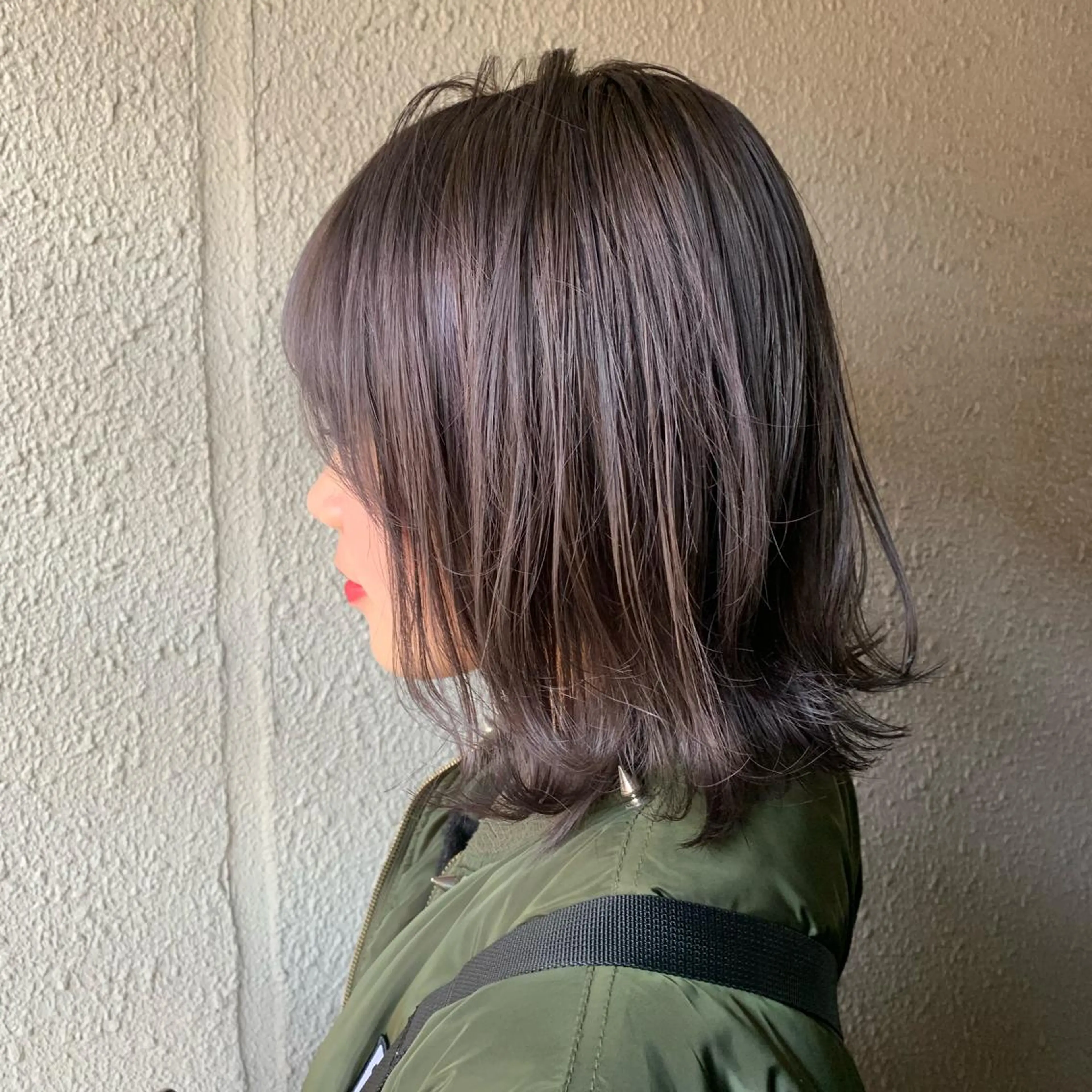 ミディアム カラー chouette/ 根本優希のヘアスタイル