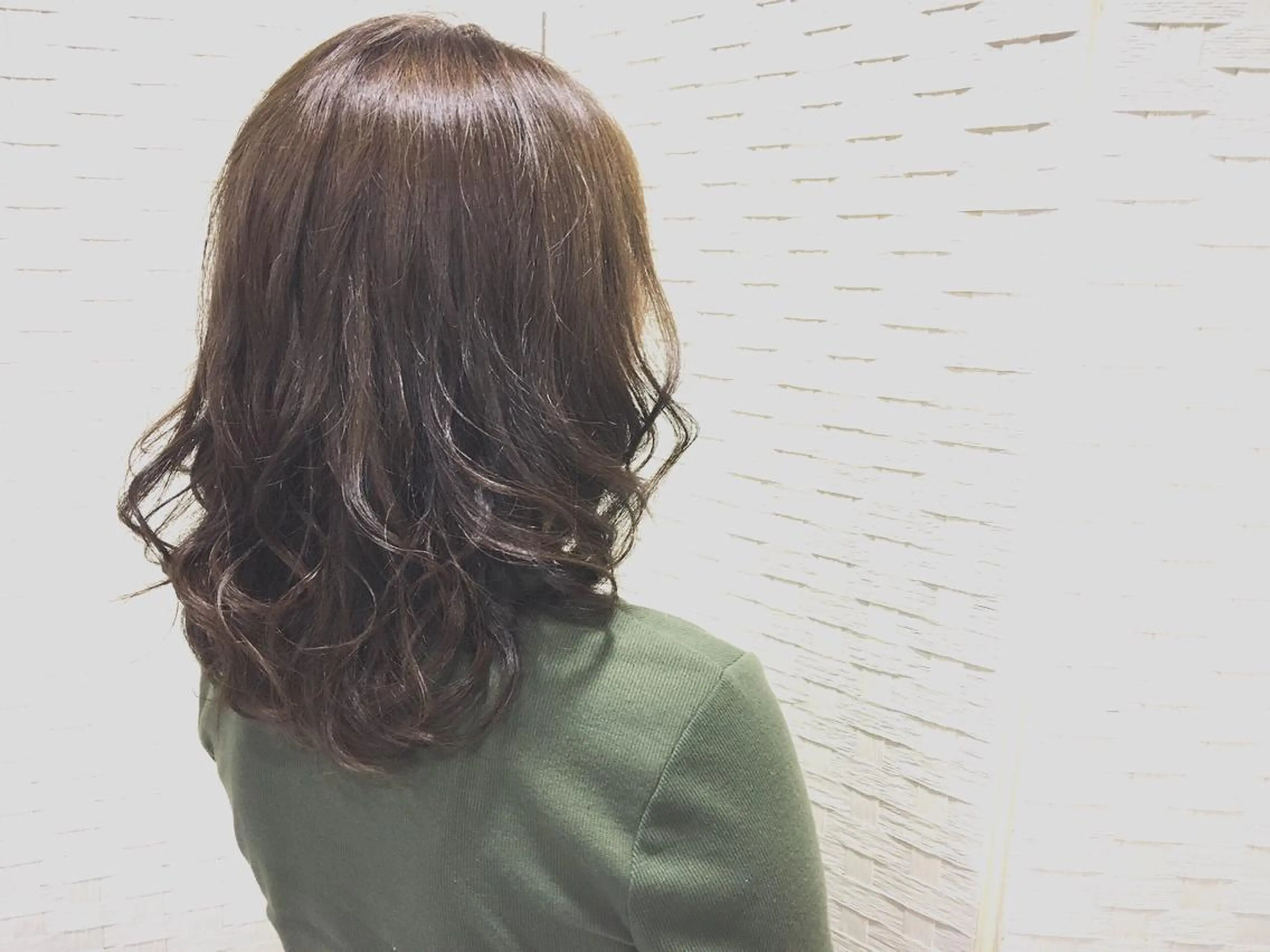 ミディアム セミロング ロング カラー アッシュ ハイトーンカラー boutique misakiのヘアスタイル