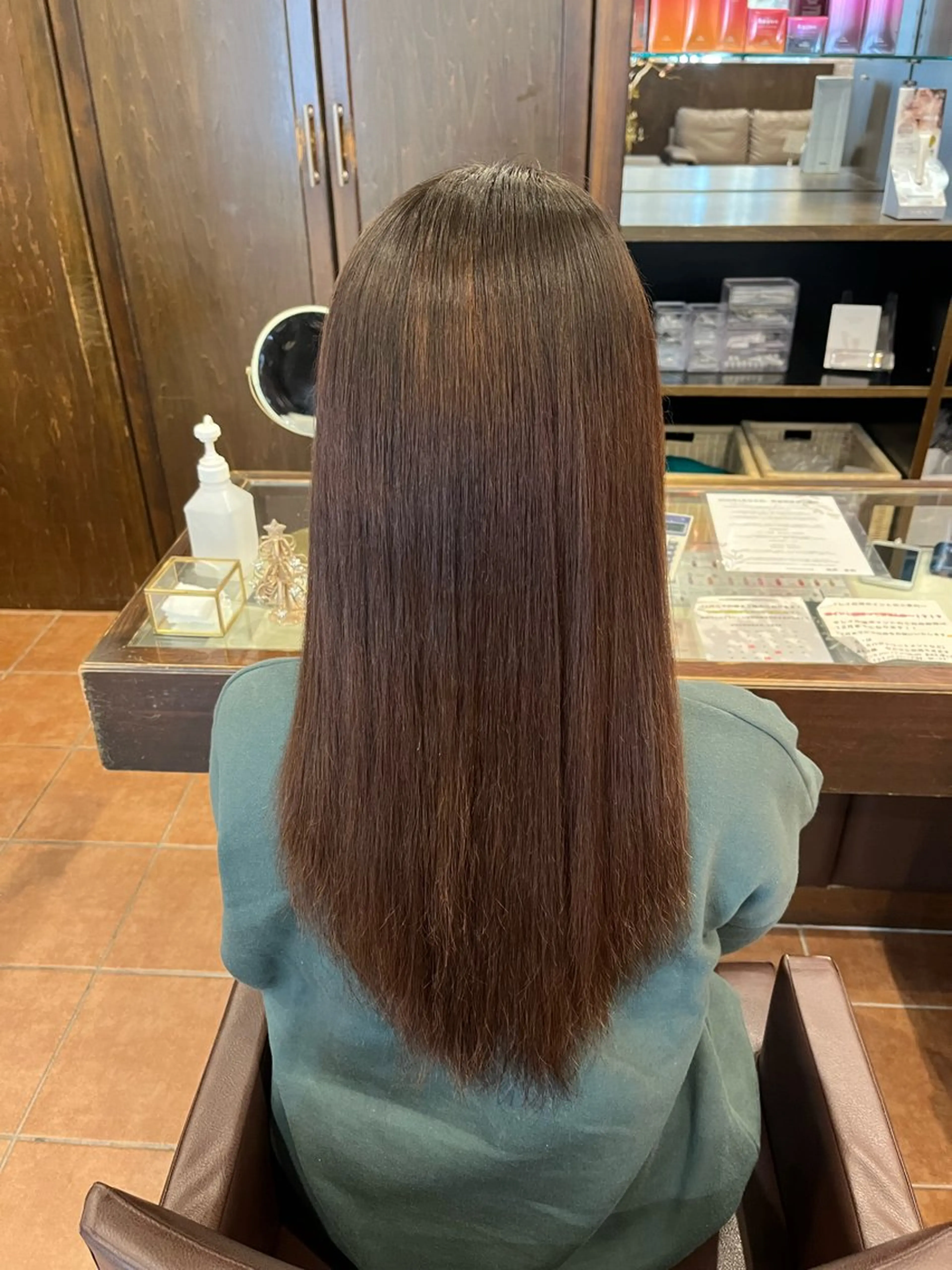 パーマ ストレートパーマ 縮毛矯正 城内 心優のヘアスタイル