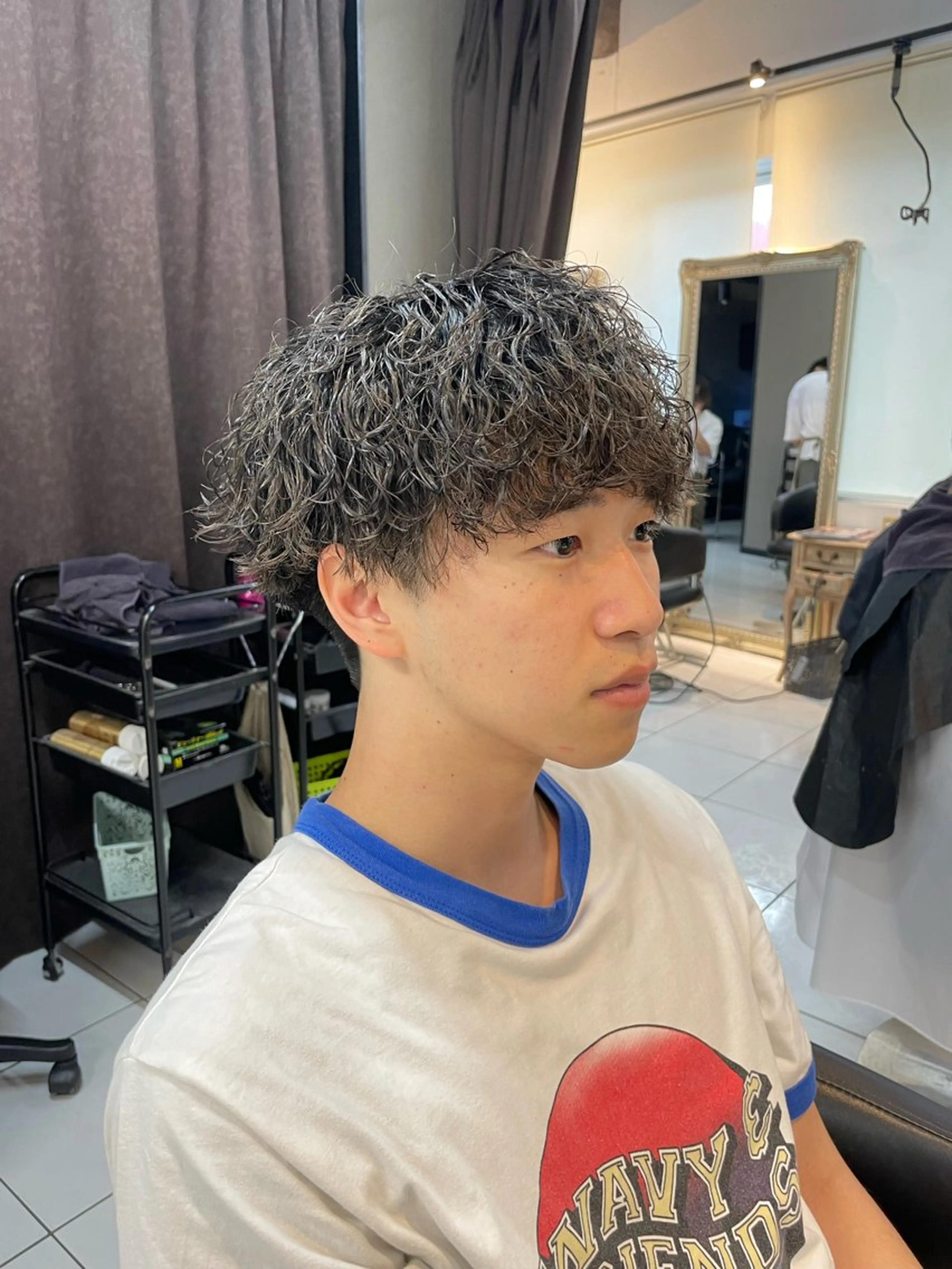 メンズカット＋パーマ＋ワンカラーのみ🔥　AIZUグループ、AIZU海老名店新規の方の写真