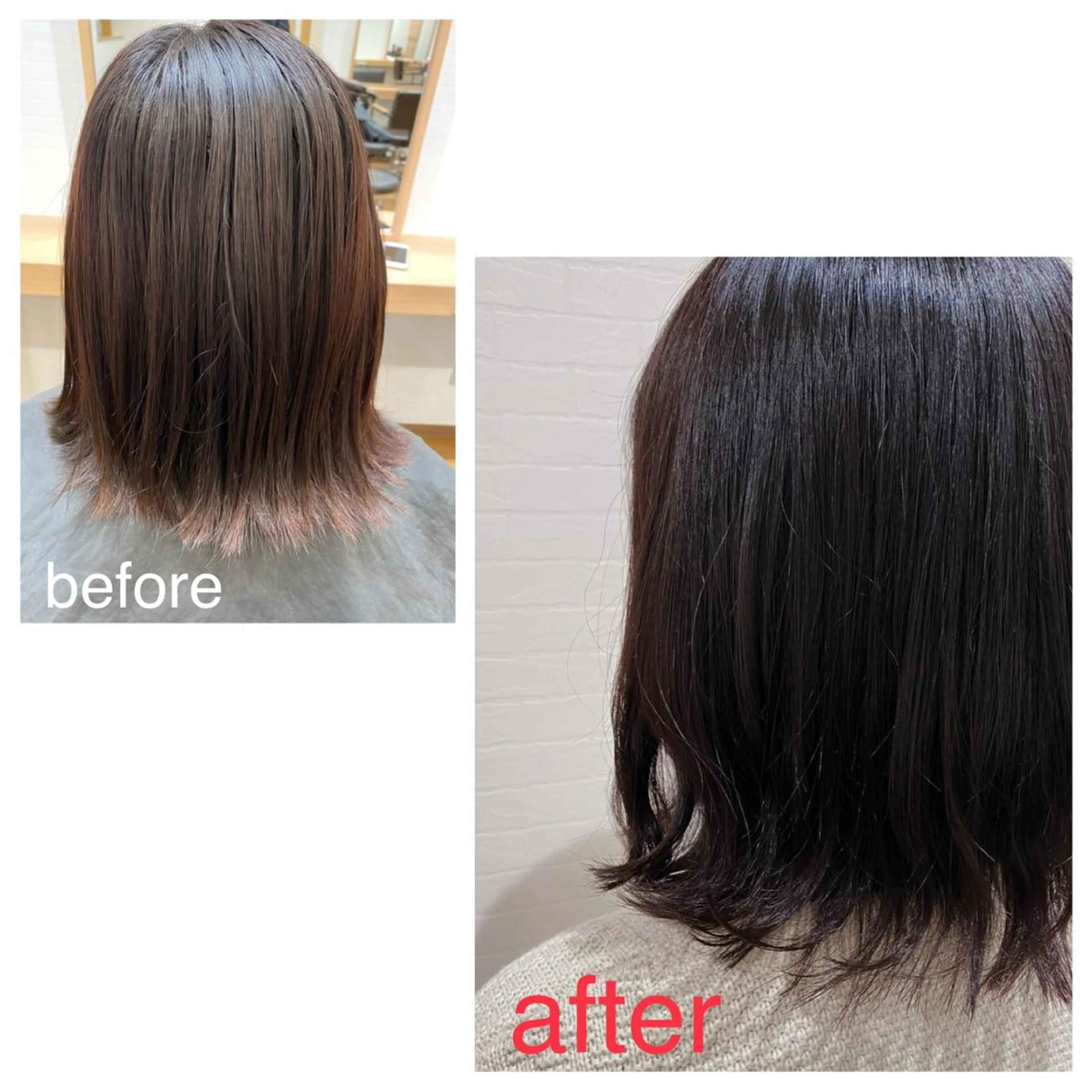 セミロング カラー ブラウンカラー GRANLUSSO 〜グランルッソ駅前店所属・木口 嘉美のヘアスタイル