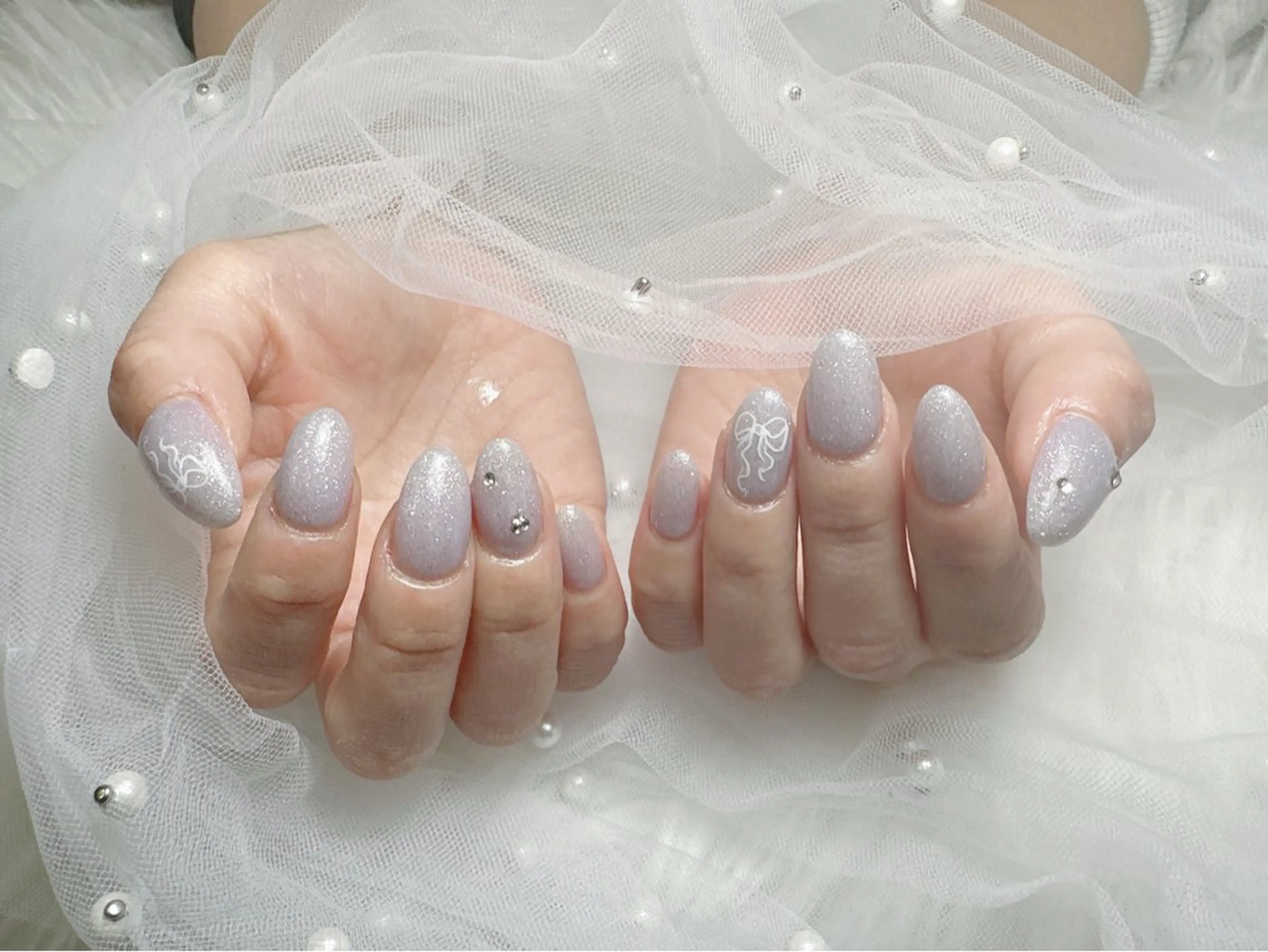ネイル ハンドネイル 【Eclat ｴｸﾗ】nail＆beauty所属・Eclat〔ｴｸﾗ〕 MOEKA𝜗𝜚*のネイルデザイン