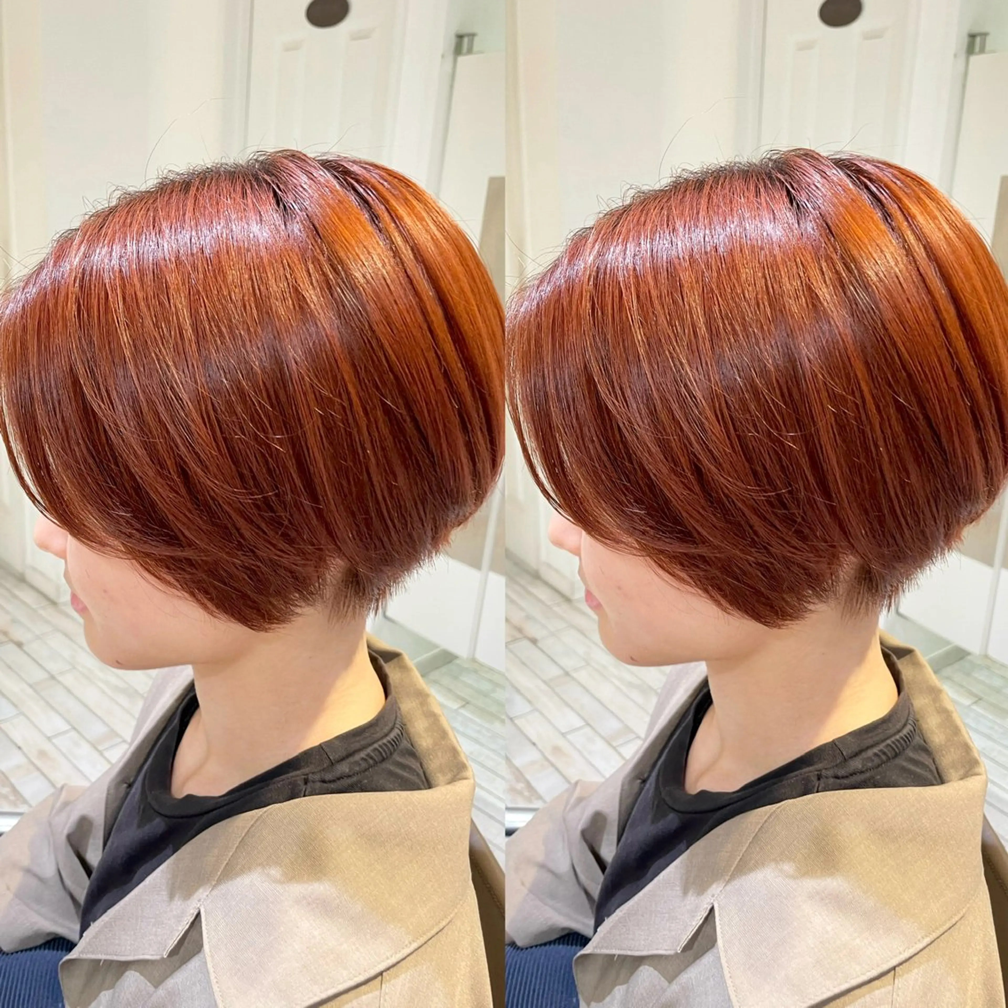 ショート 山内 愛可のヘアスタイル