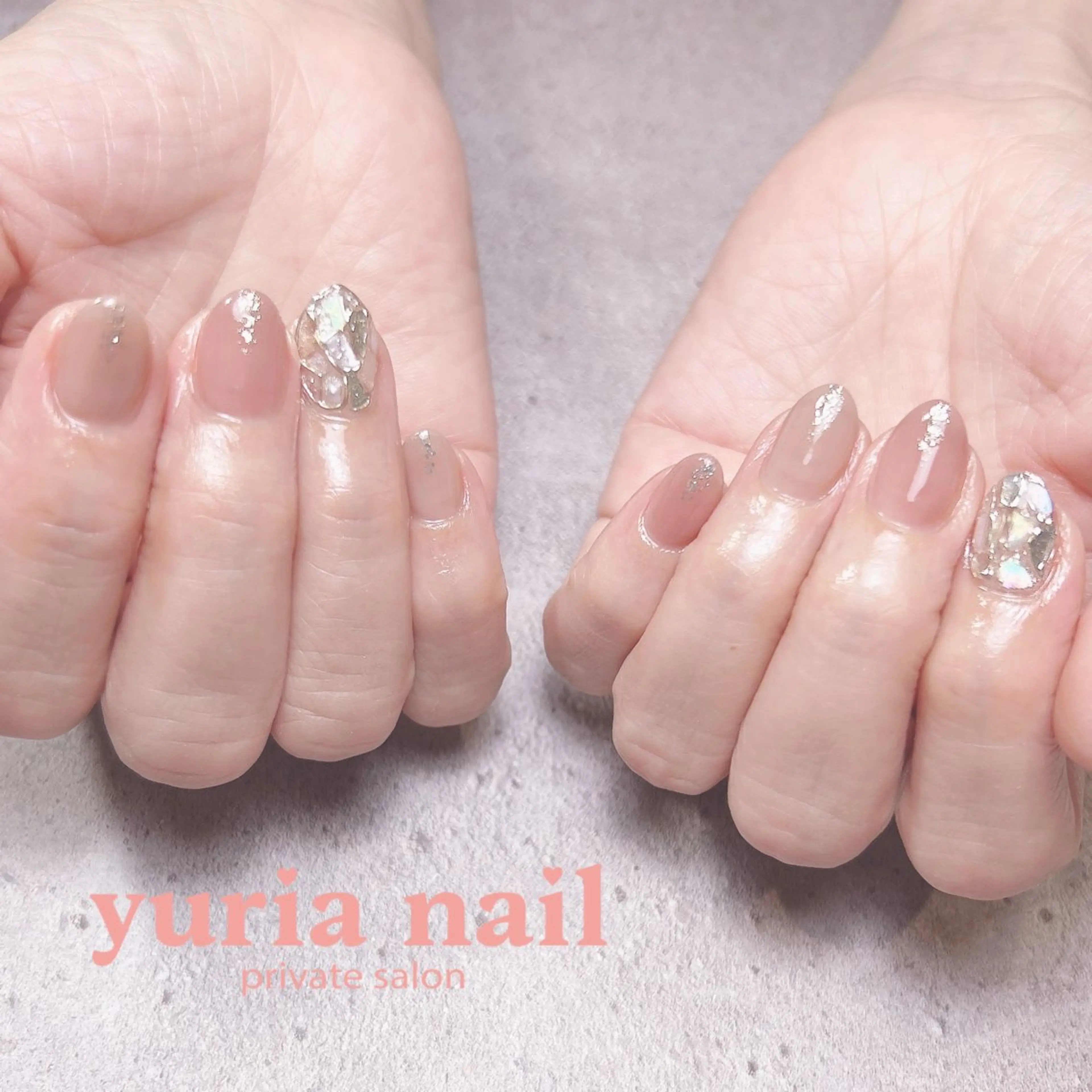 ネイル アートネイル ジェルネイル シンプルネイル ハンドネイル 小林 ゆりあのネイルデザイン