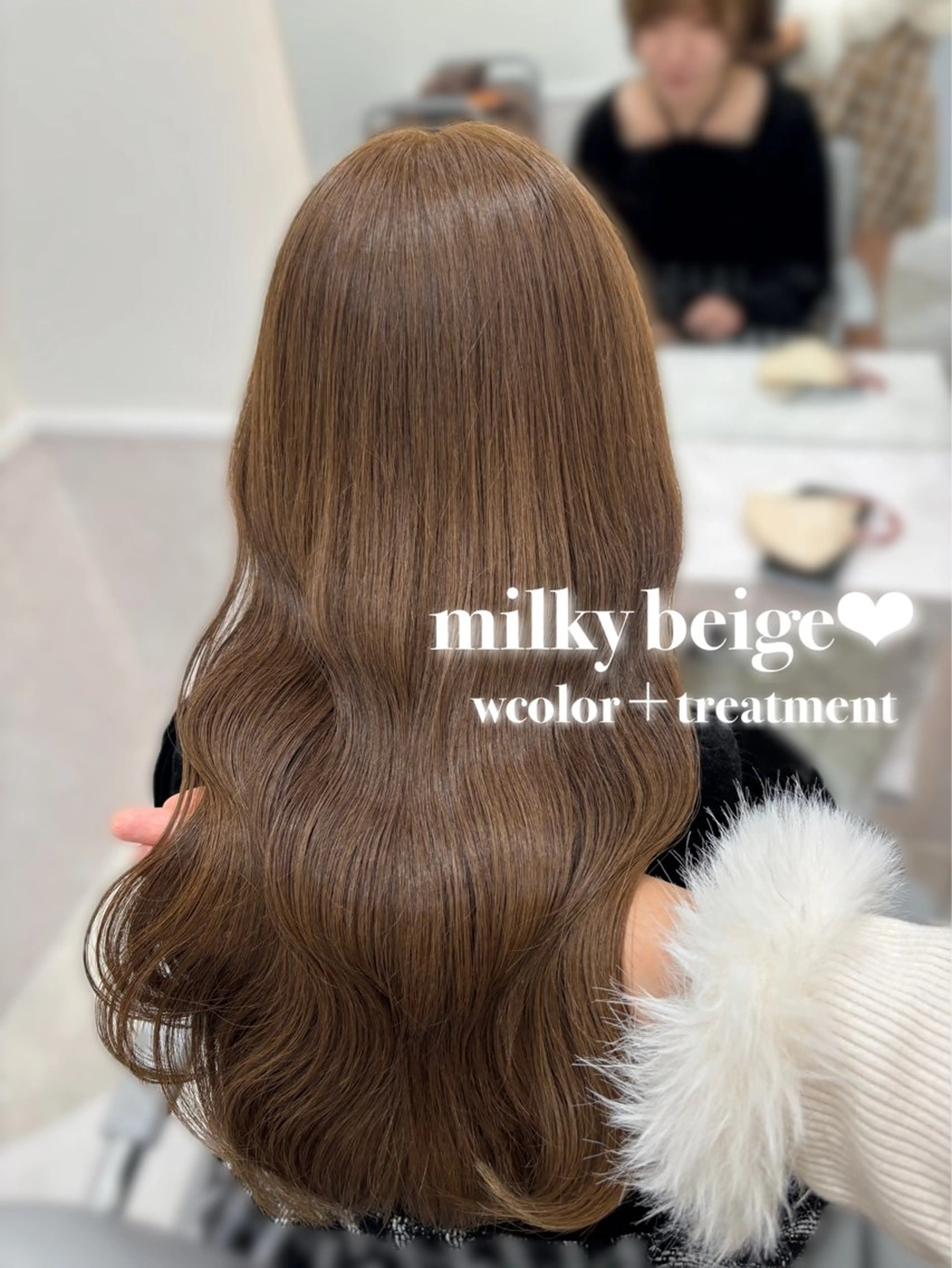 ロング 💎のぼりゆい/大須 ブリーチなしWカラーのヘアスタイル