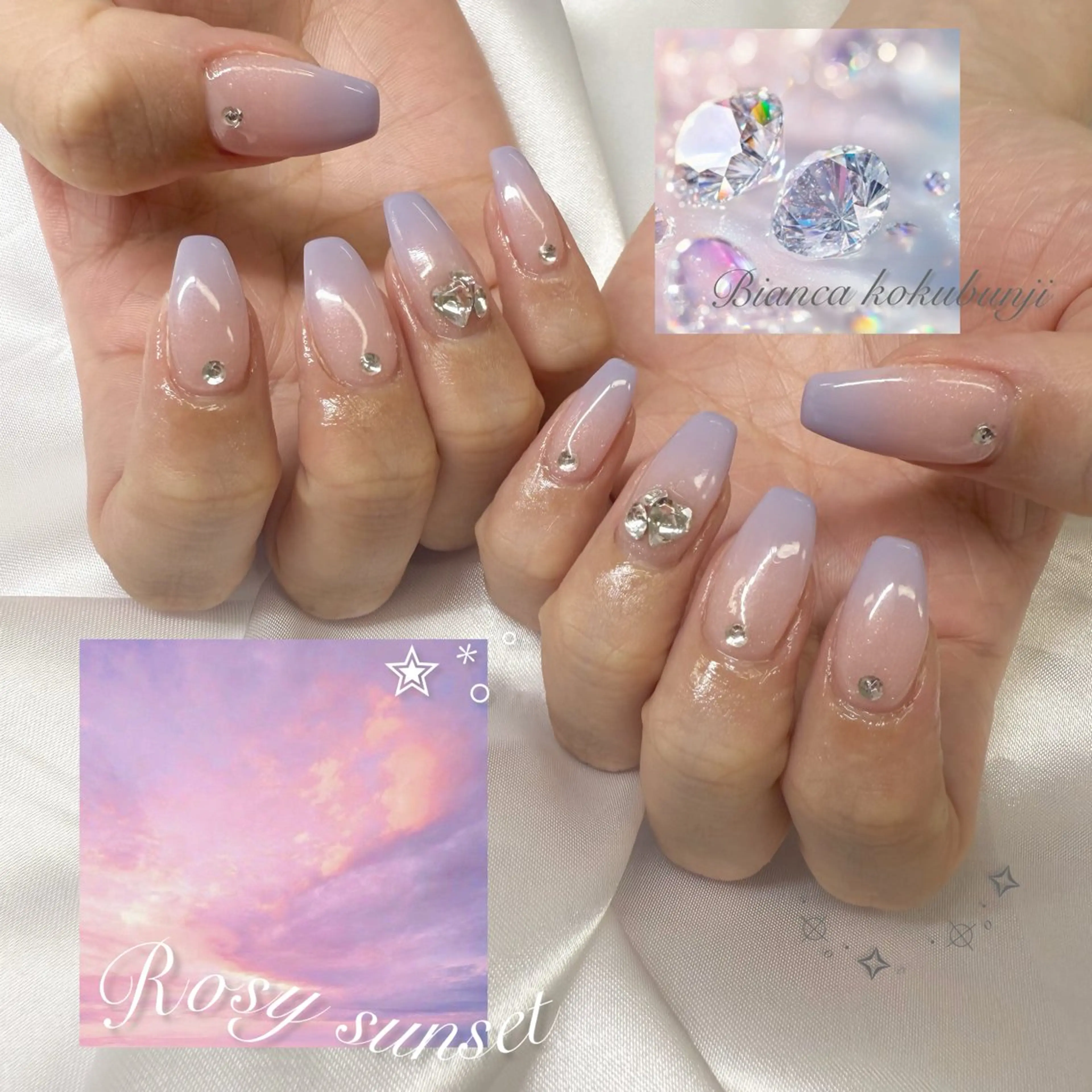 ネイル 持ち込み ハンドネイル Bianca☁国分寺 🤍店長/黒木愛美のネイルデザイン