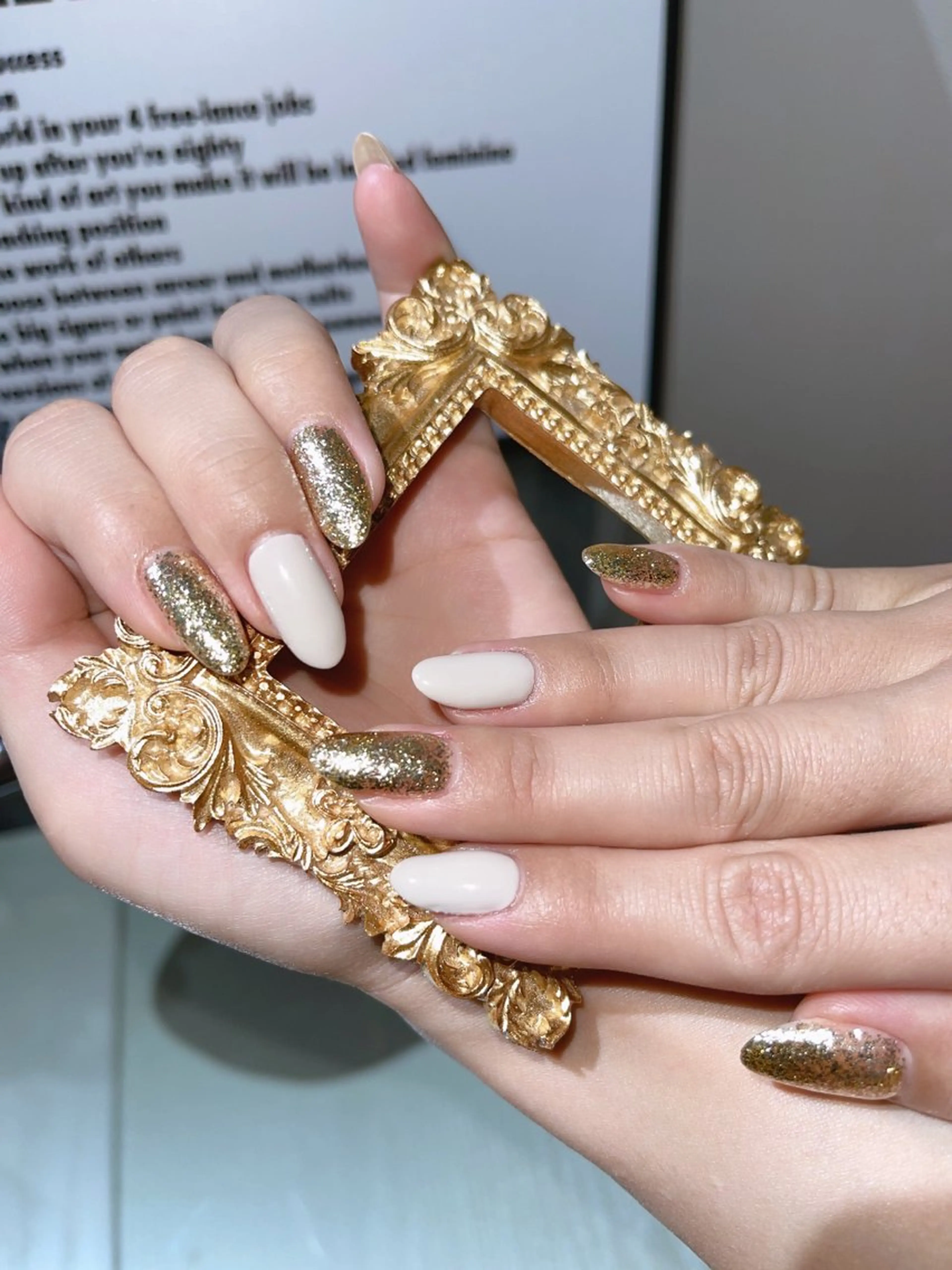 ネイル アートネイル フラッシュネイル フレンチネイル ガラスフレンチ グラデーション M2beauty Renaのネイルデザイン