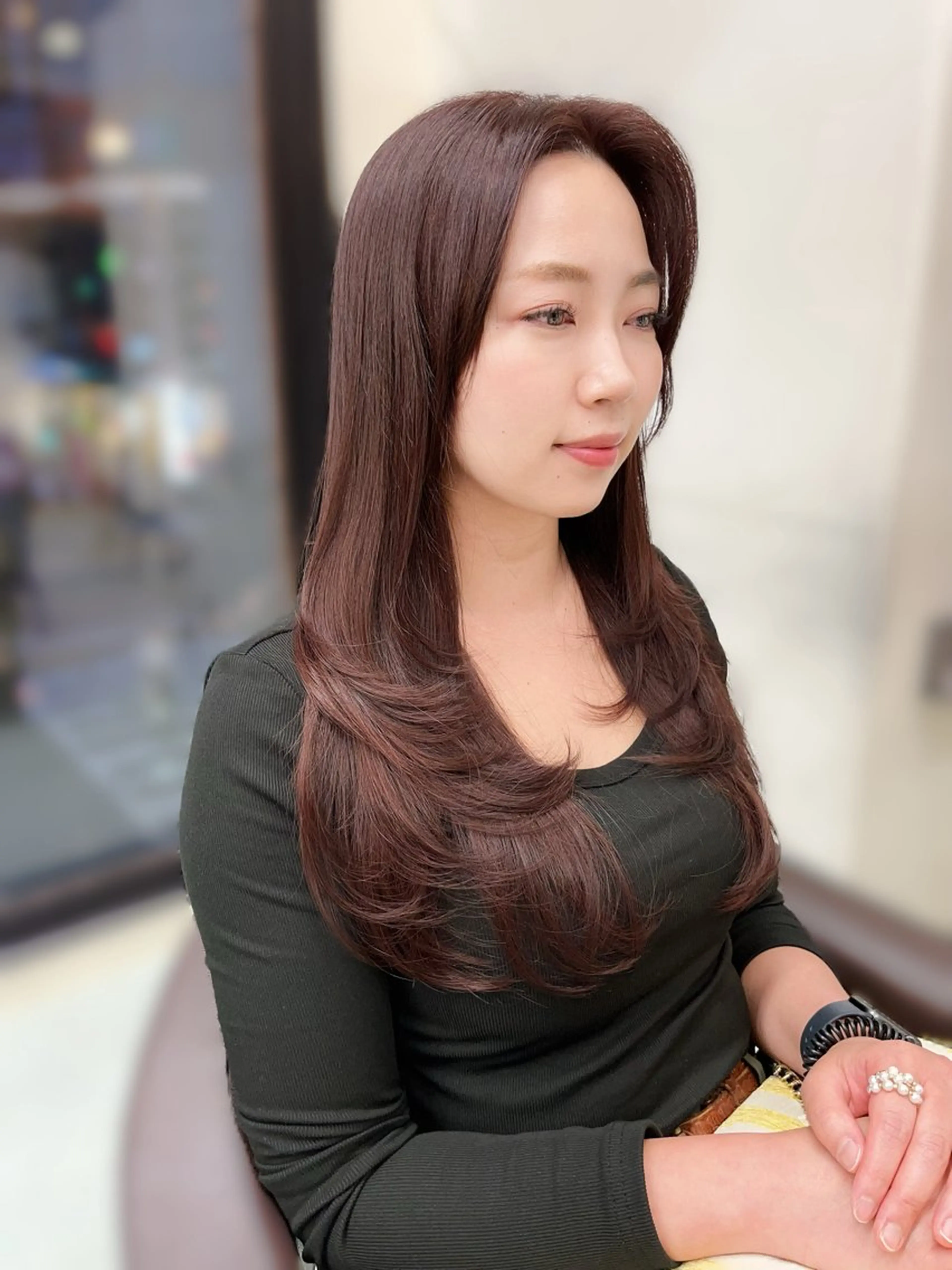 ロング wil西宮レイヤー 西村徹のヘアスタイル