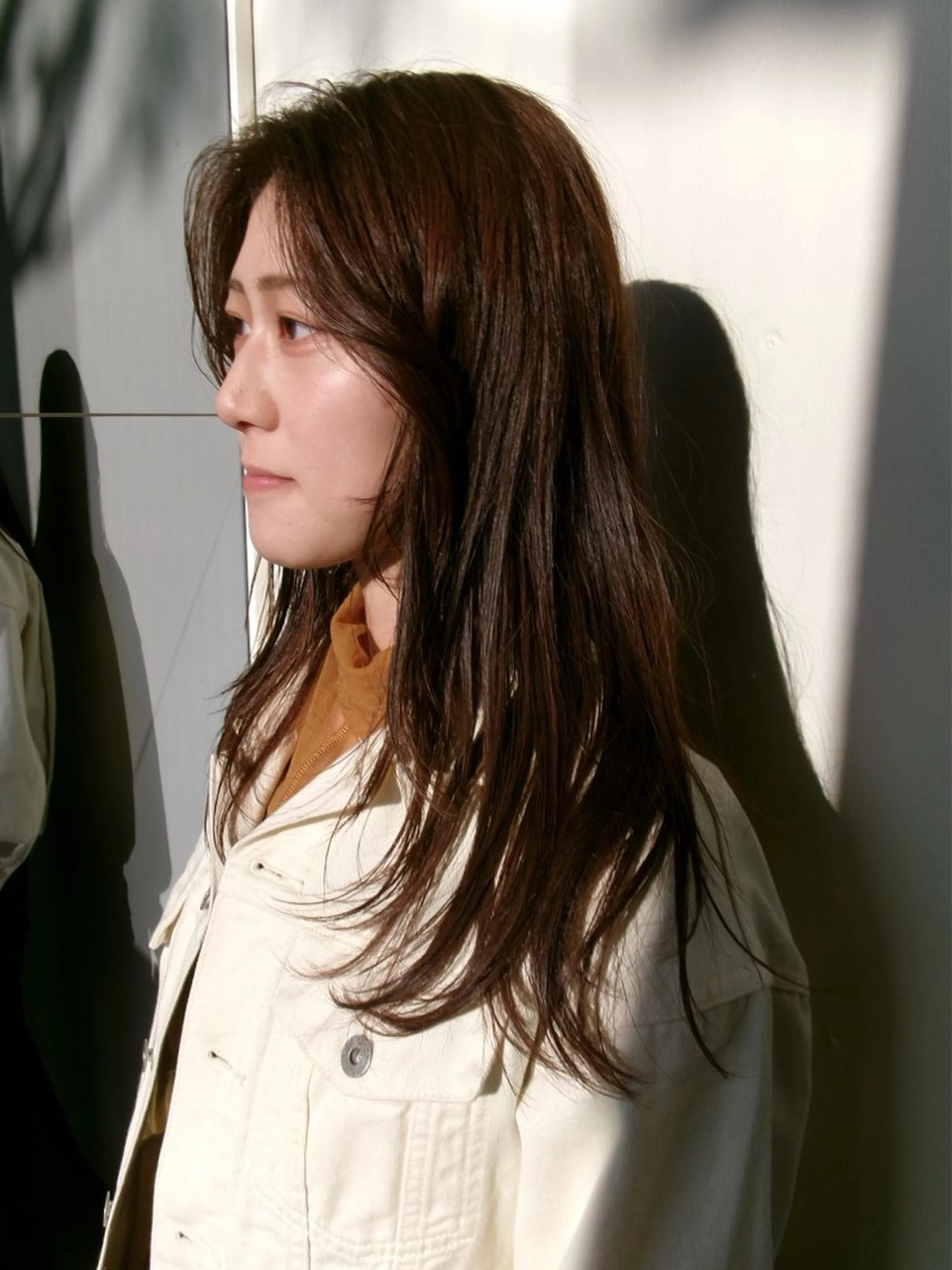 セミロング カット ヘアカラー トリートメント レイヤー/ボブ/ 透明感カラー/ニワのヘアスタイル