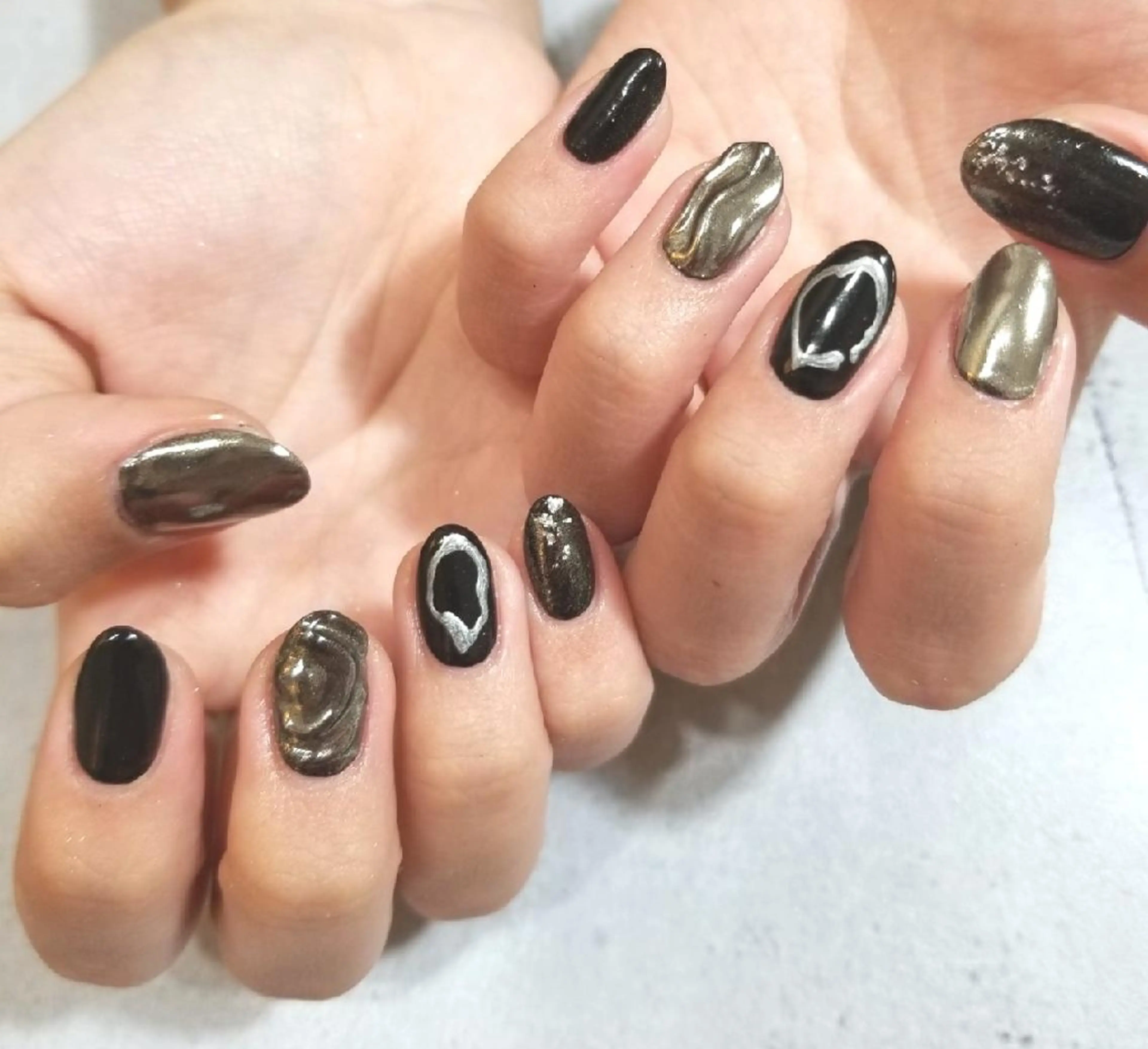 ネイル ニュアンスネイル nailatelier nijiiro.所属・nijiiro🌈 サトウのネイルデザイン