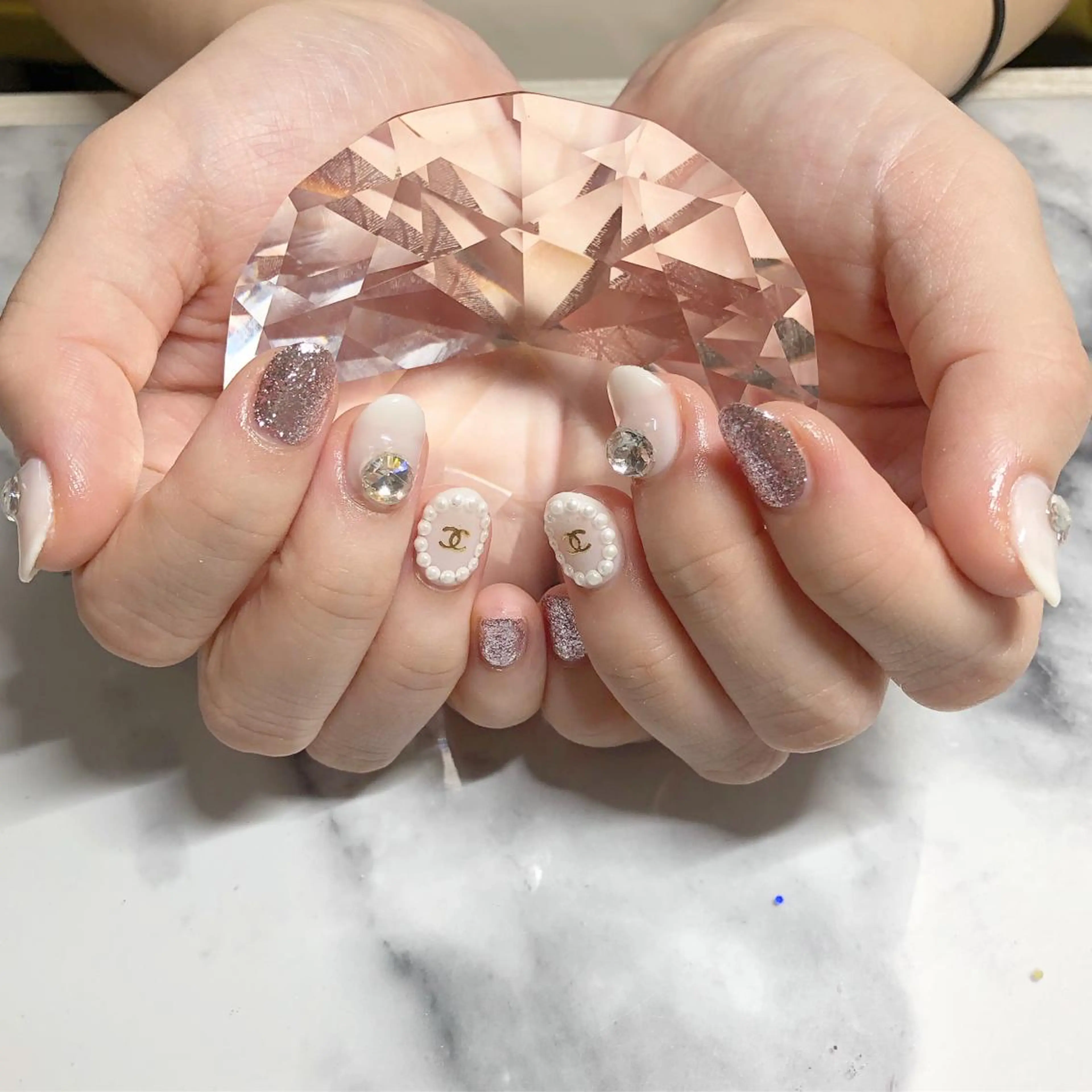 ネイル ハンドネイル I P'ink nail salon所属・I pinknail 韓国風·持ち込み専門のネイルデザイン