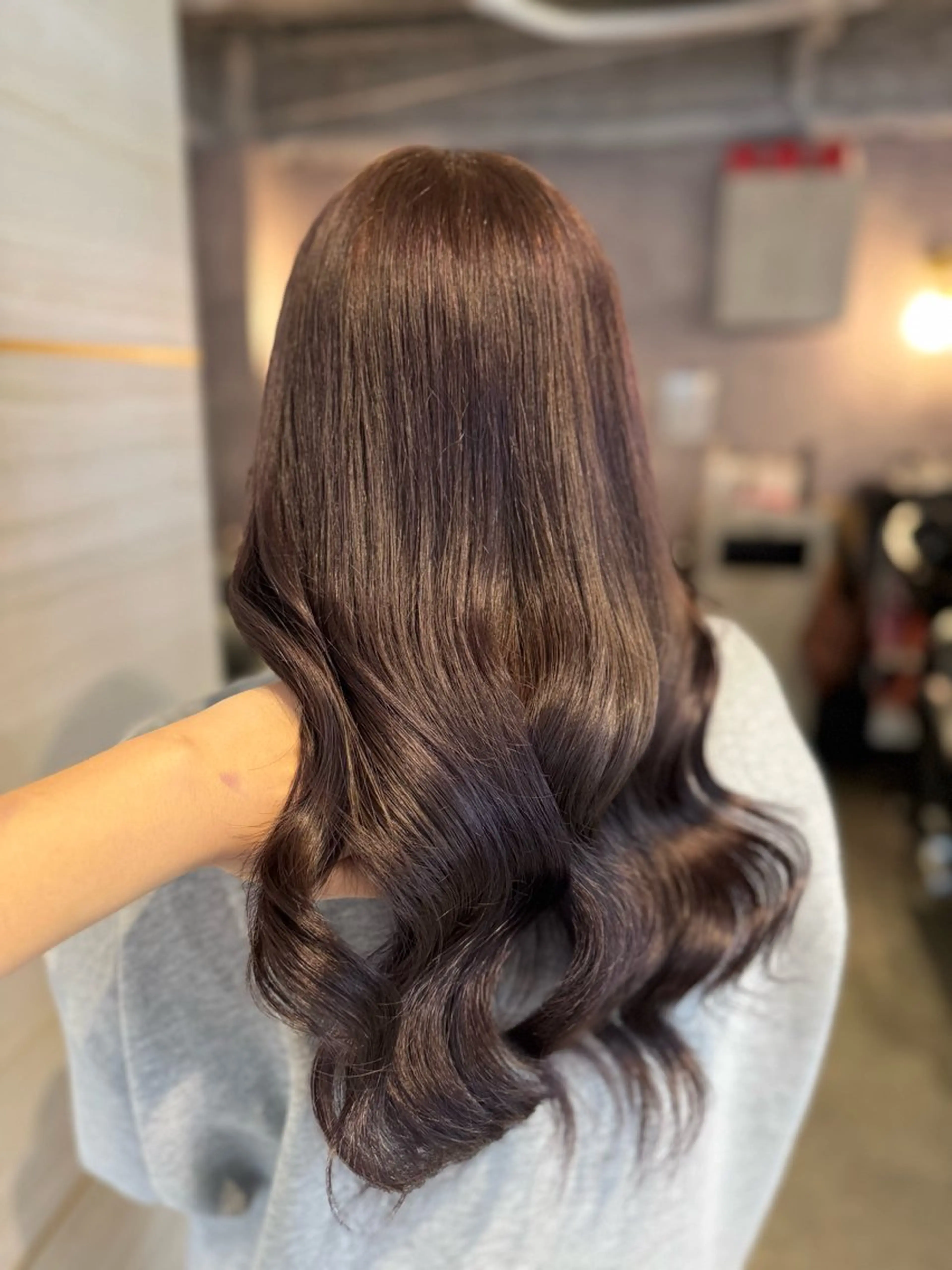 ロング カラー 🩶mana🩶艶髪 /カラーオンカラーのヘアスタイル