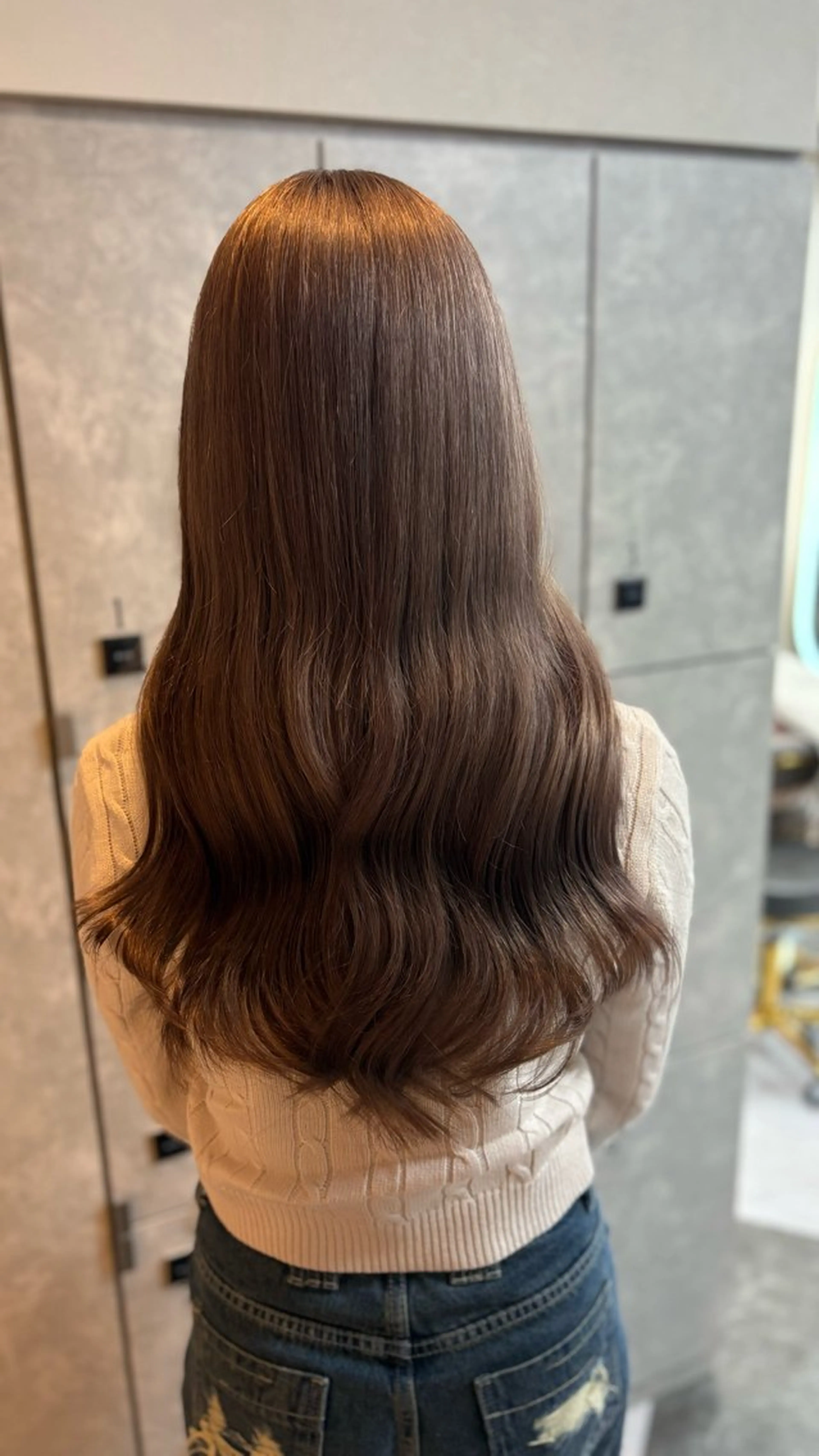 セミロング カラー ガルボヘアー心斎橋店所属・心斎橋/髪型整形美容 師/カット/カラーのヘアスタイル