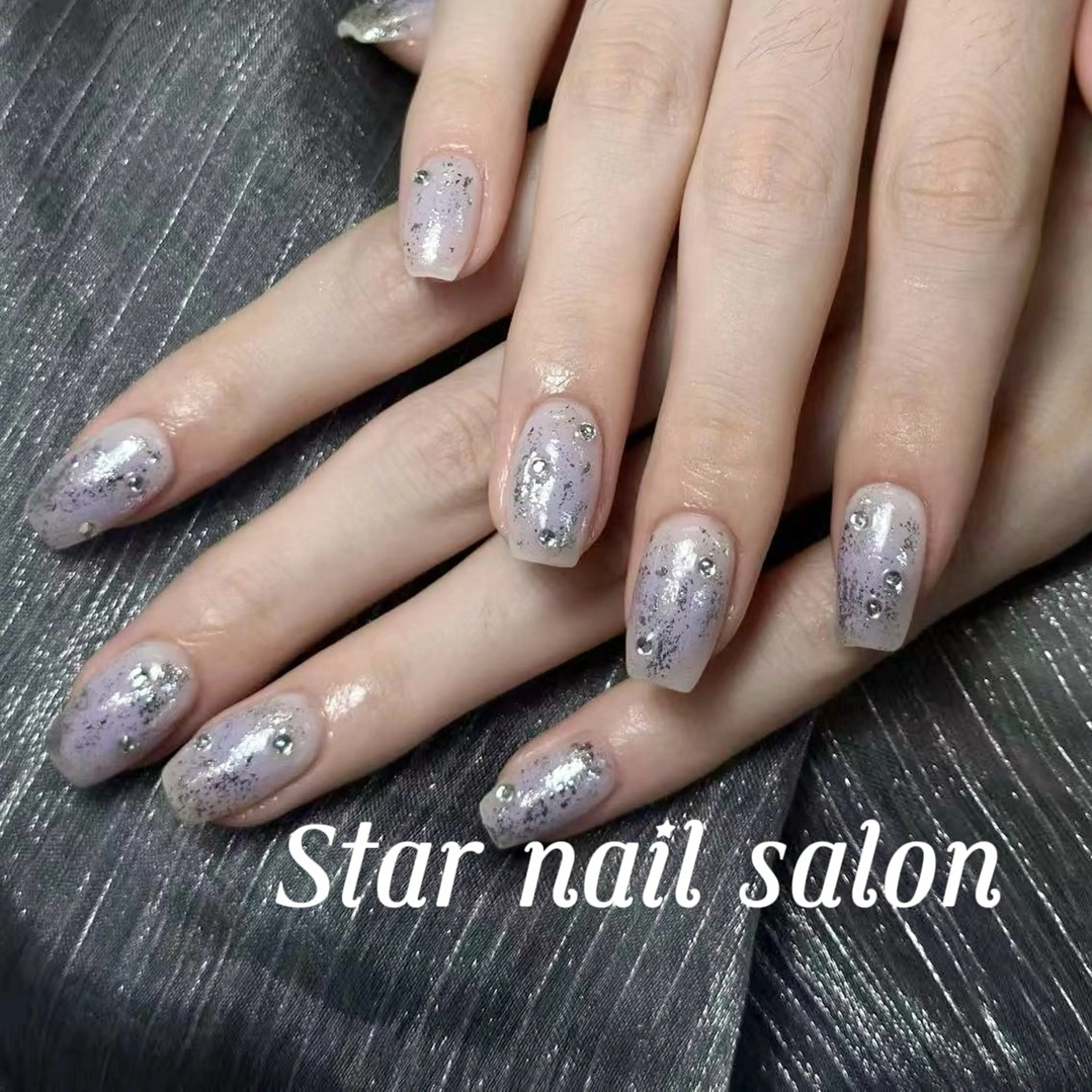 🦋NEW OPEN🦋初回オフ無料✨チークネイル +パーツ2個 ☆5880【期間限定 】4980の写真