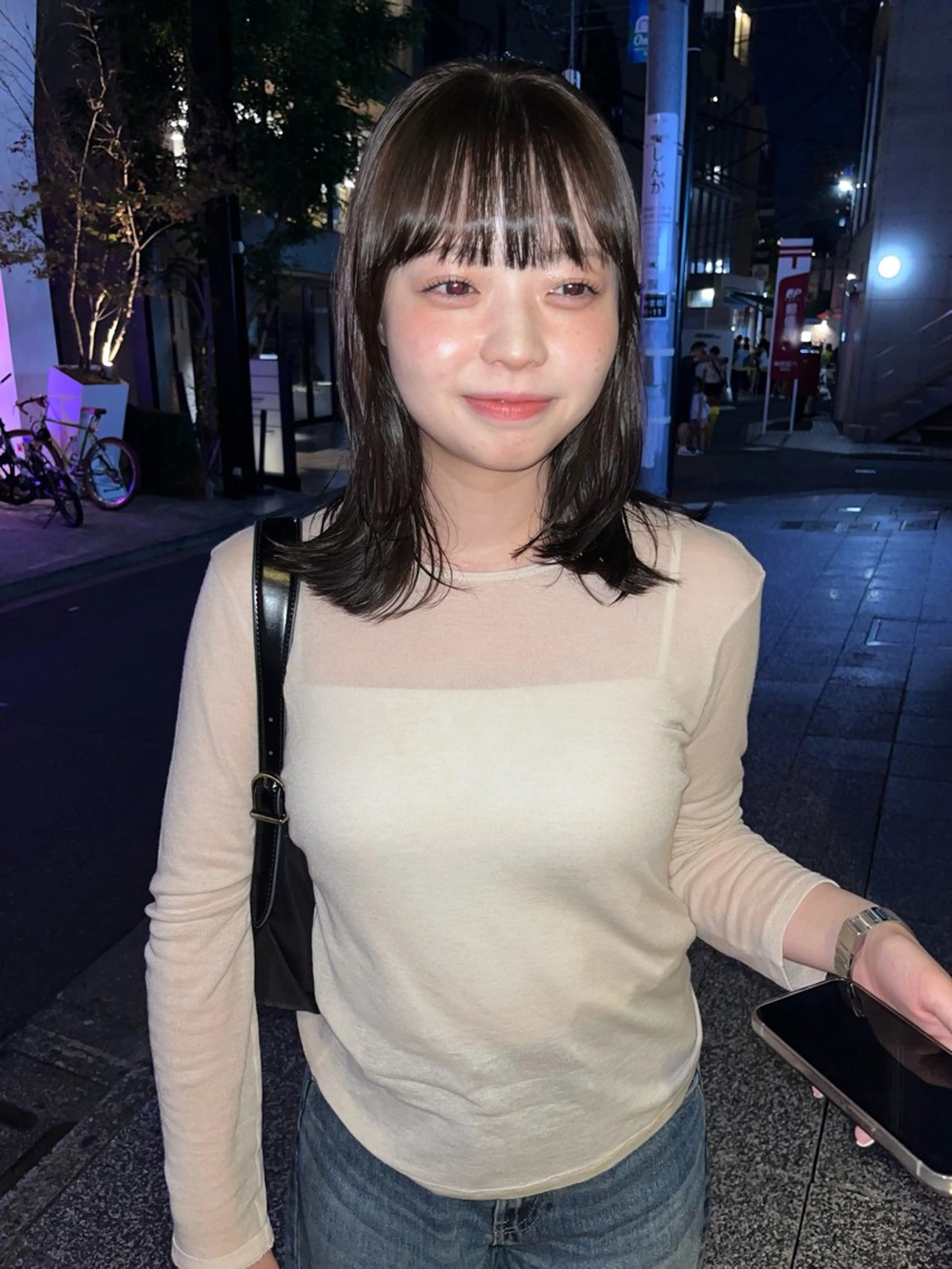 ミディアム カラー 透明感カラー ナチュラルなヘア /ヨシダトモキのヘアスタイル