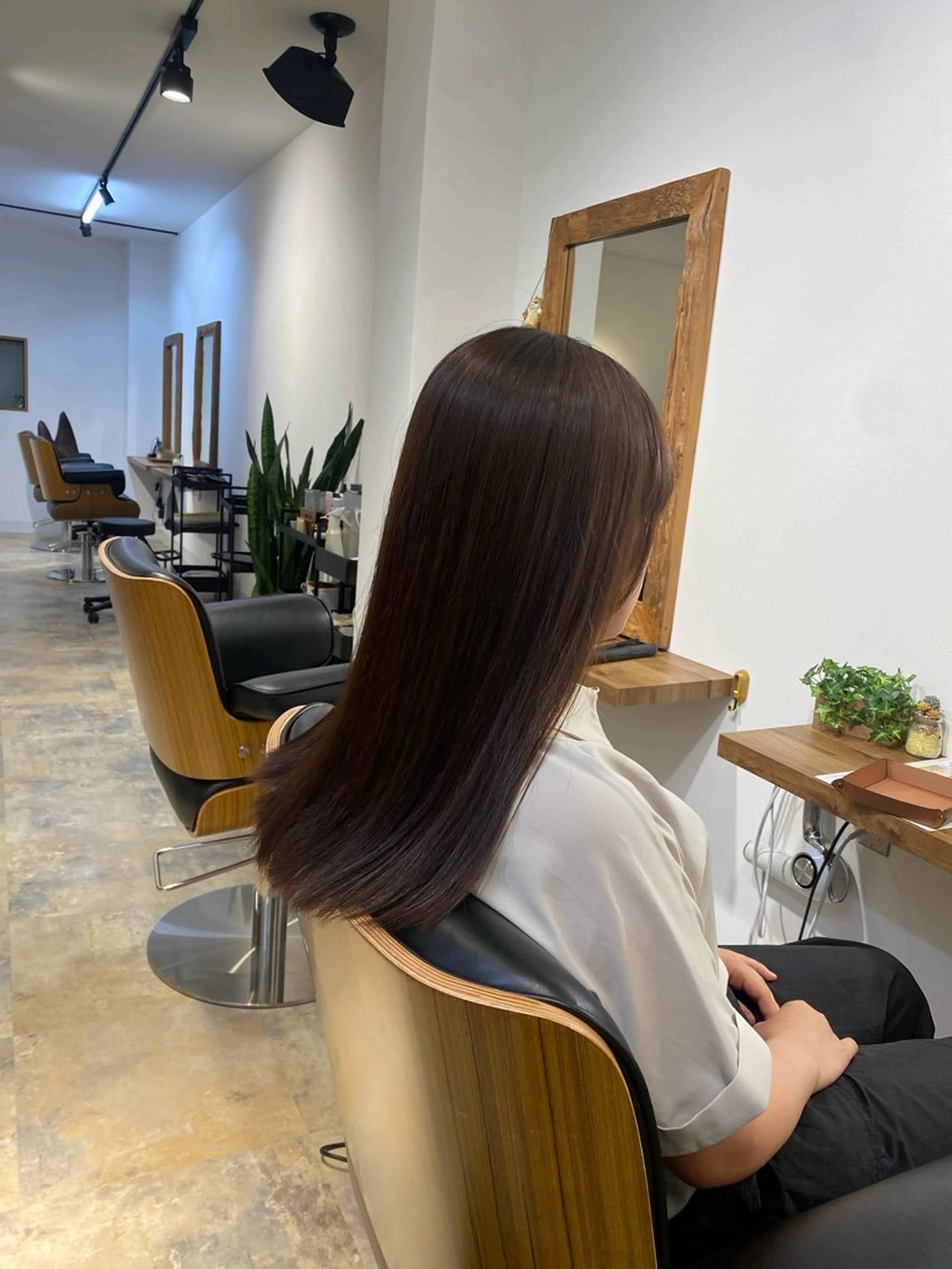 ロング パーマ 縮毛矯正 TIERRA西新店所属・濱川 美紀のヘアスタイル