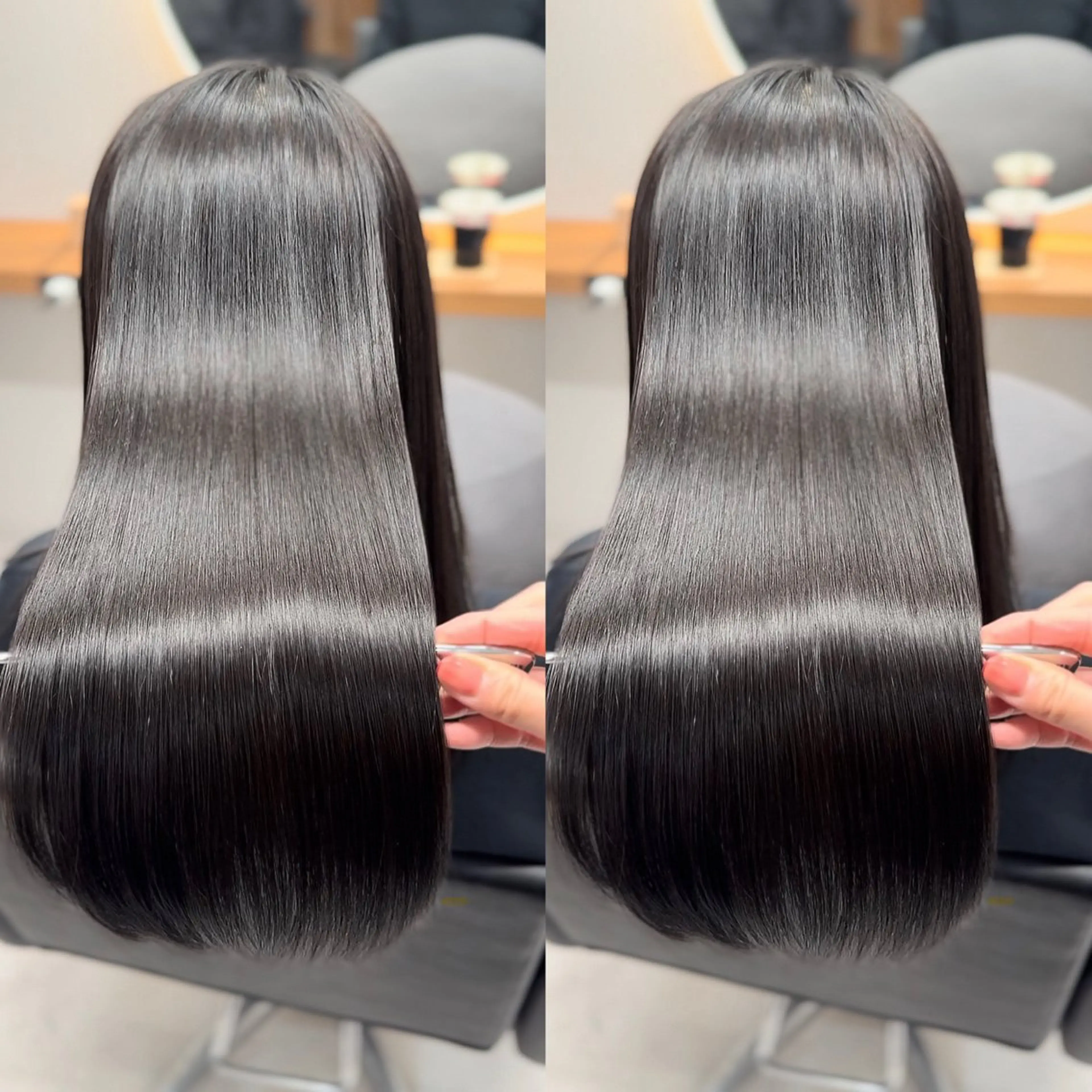 セミロング 個室 髪質改善サロン　BEKKAN by youres hair  新宿【ベッカン】所属・新宿/髪質改善/個室 /矯正/吉野あみりのヘアスタイル