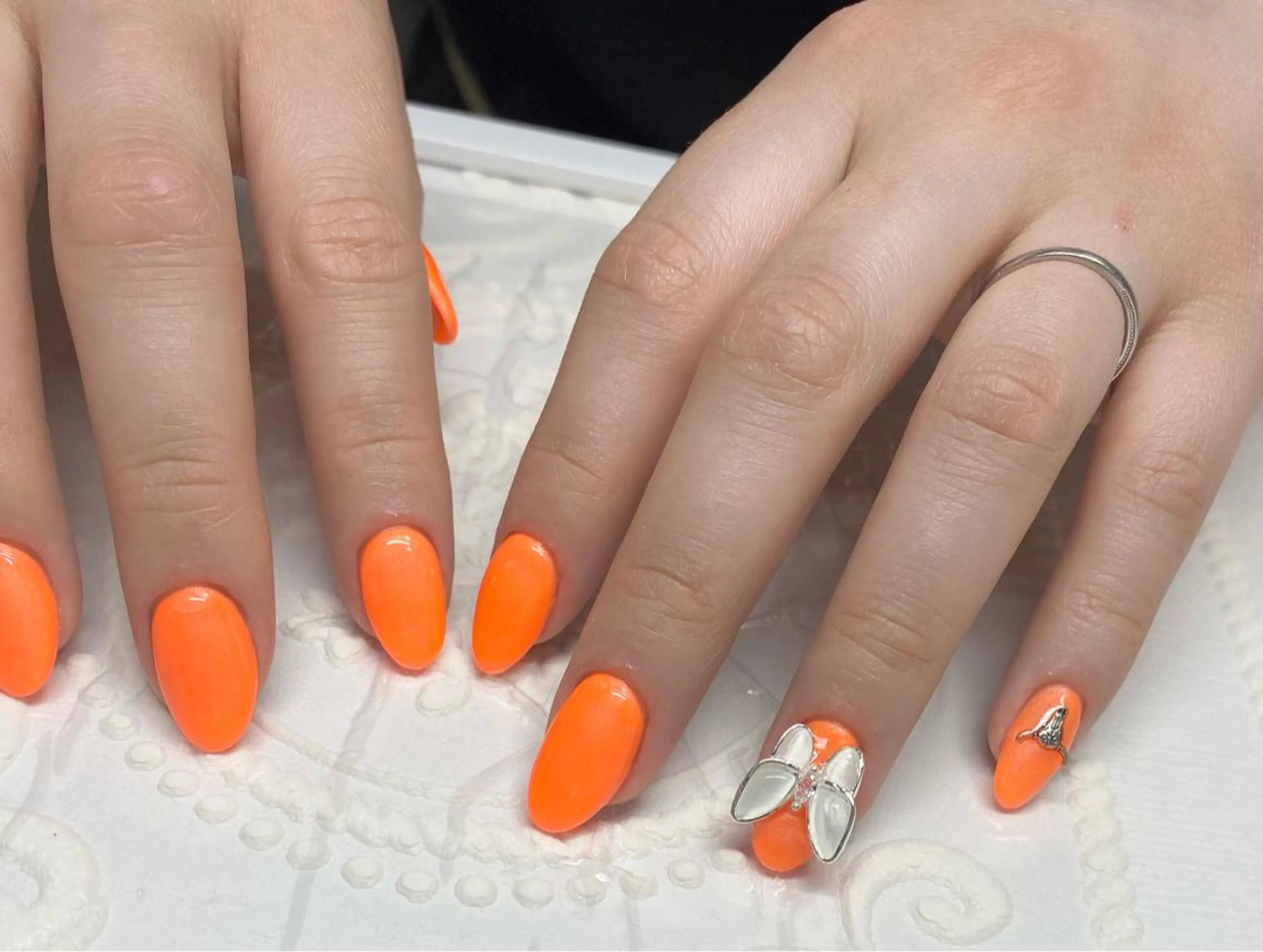 ミディアム ハンドネイル lune nail_2017のその他イメージ