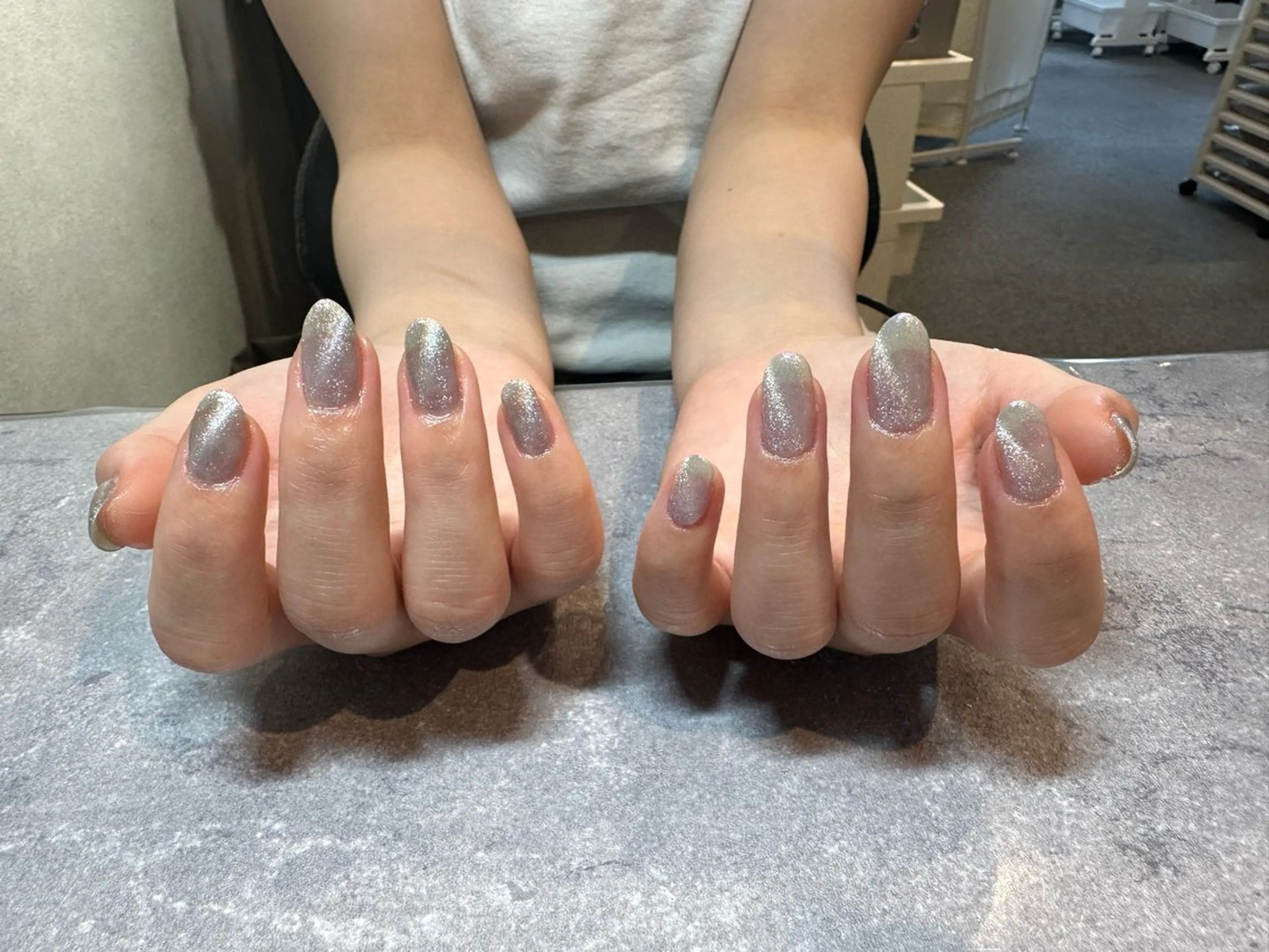 ネイル マグネットネイル ネイルサロンW【深江橋店】所属・MA RIEのネイルデザイン