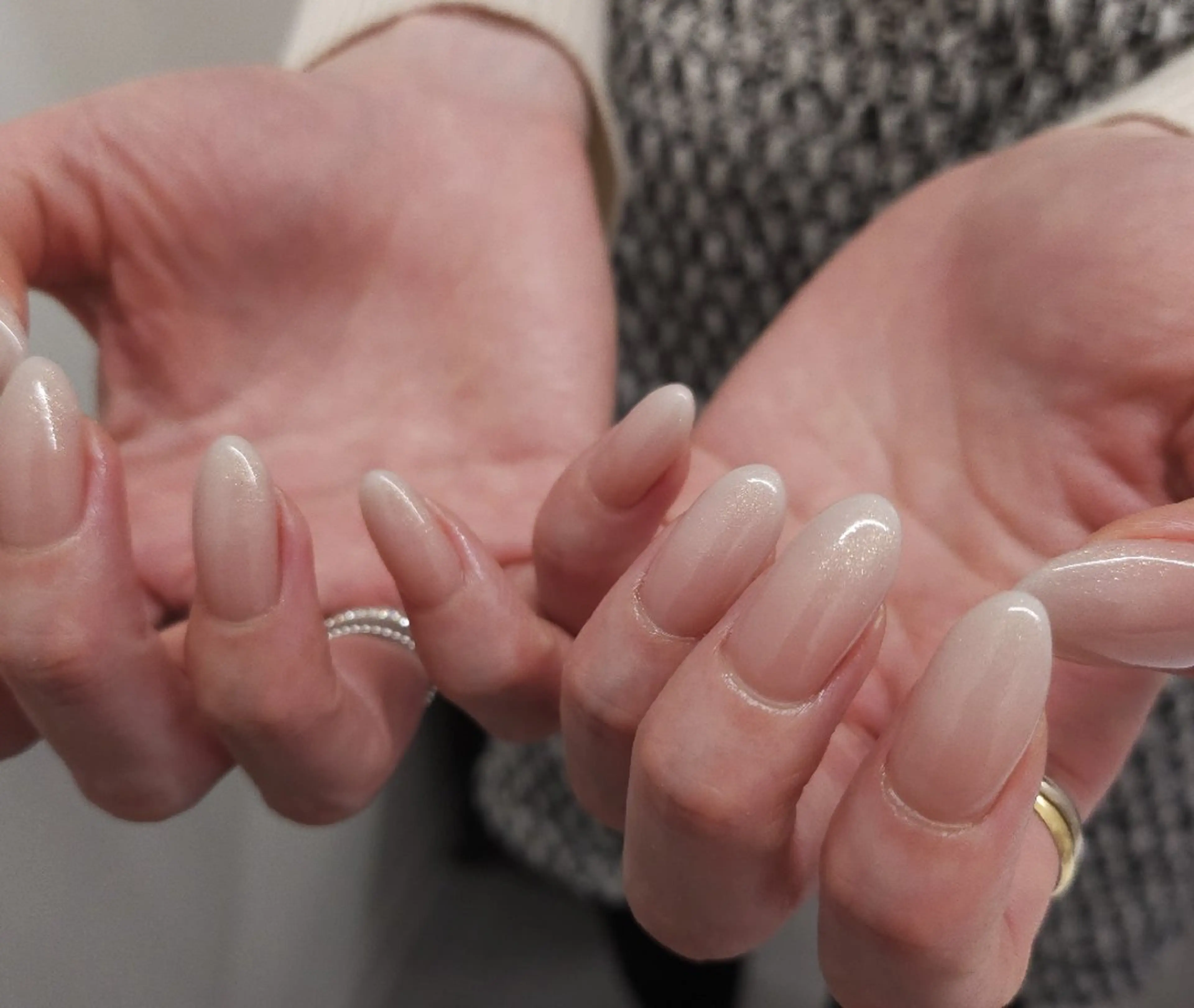 ネイル ジェルネイル グラデーション パラジェル シンプルネイル 冬ネイル ハンドネイル puku nail 🌼kazu🌼のネイルデザイン