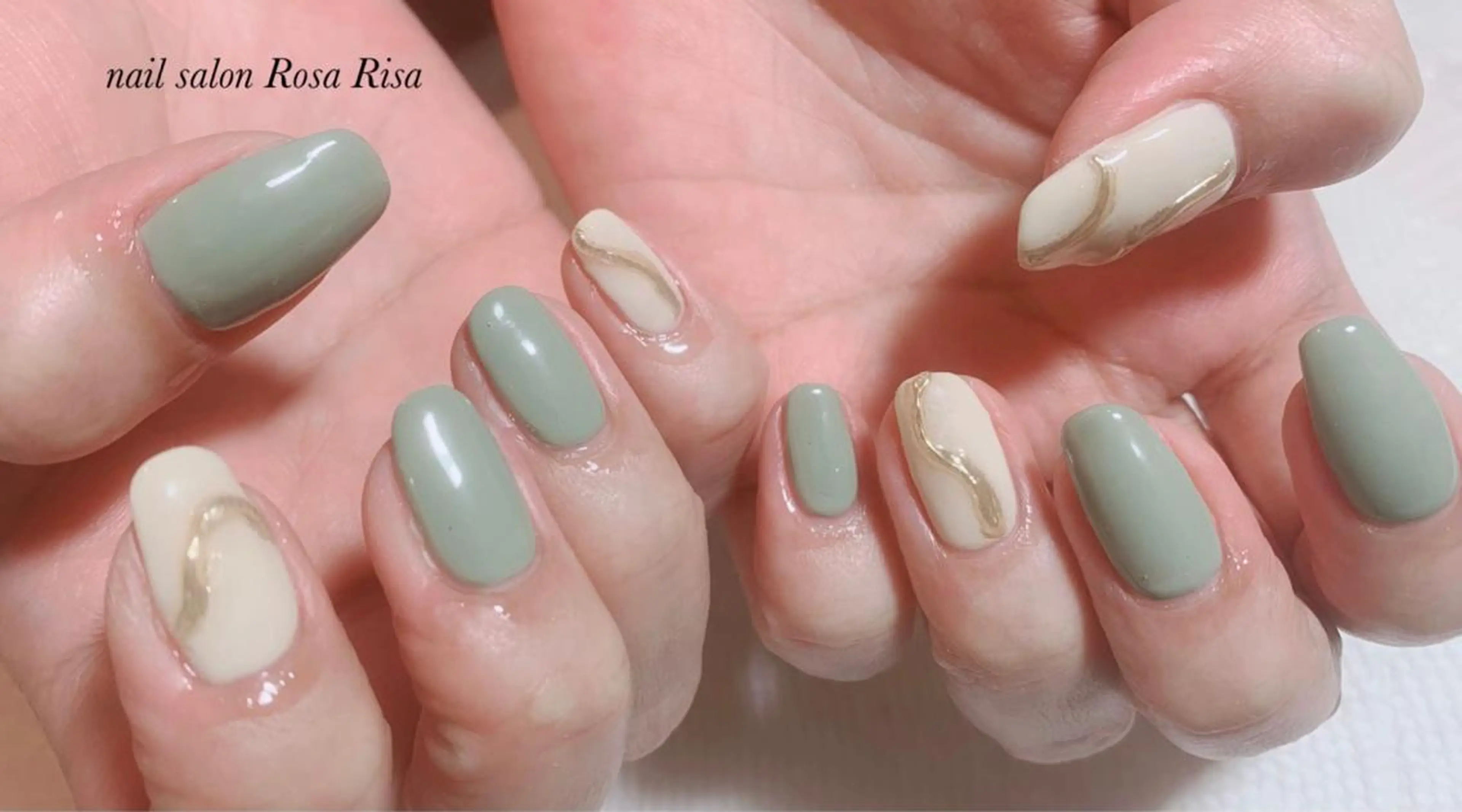 ショート ネイル ネイルスタジオ シェイクユアハンズのネイルデザイン