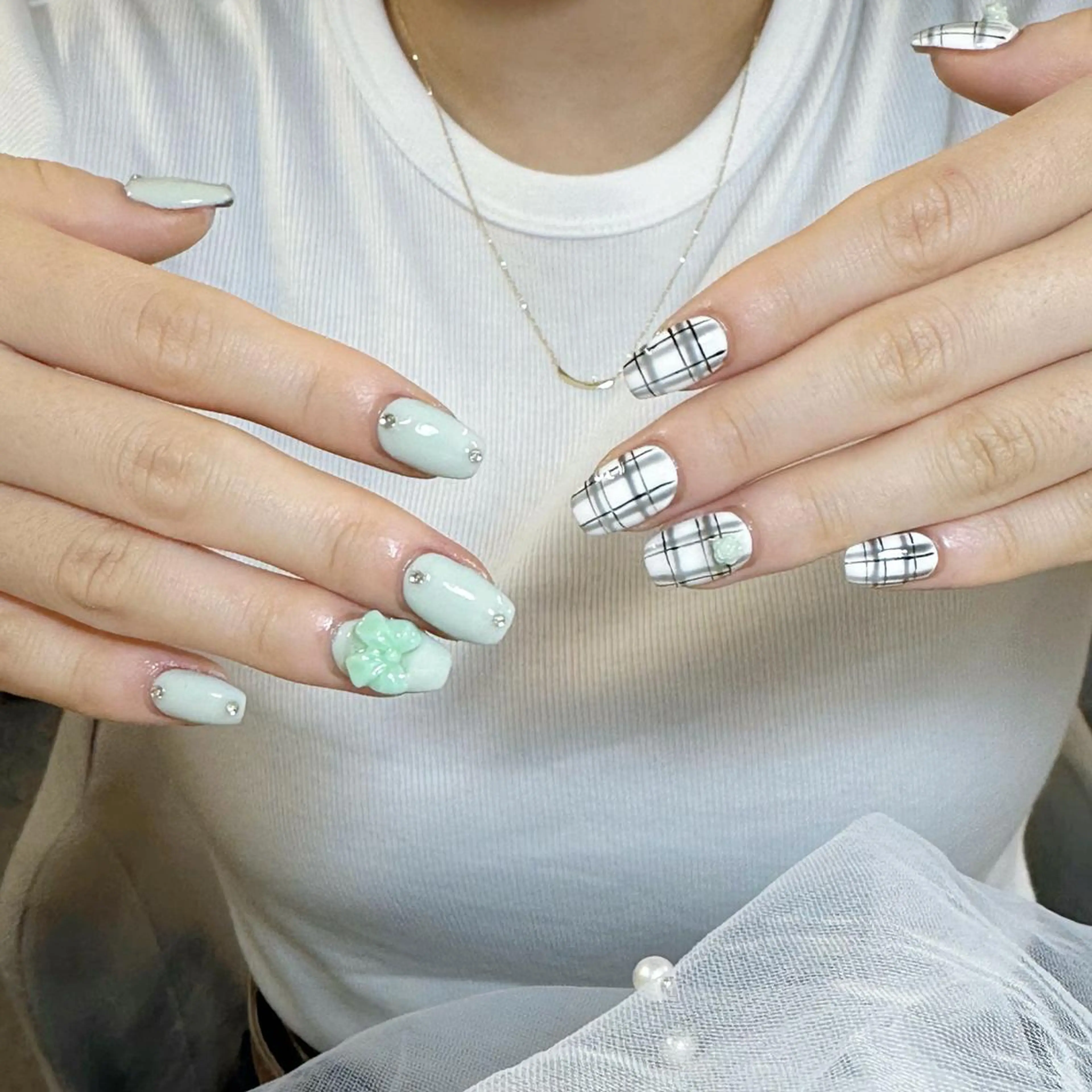 ネイル ハンドネイル 🍄Lemode 韓国風ネイル🍄のネイルデザイン