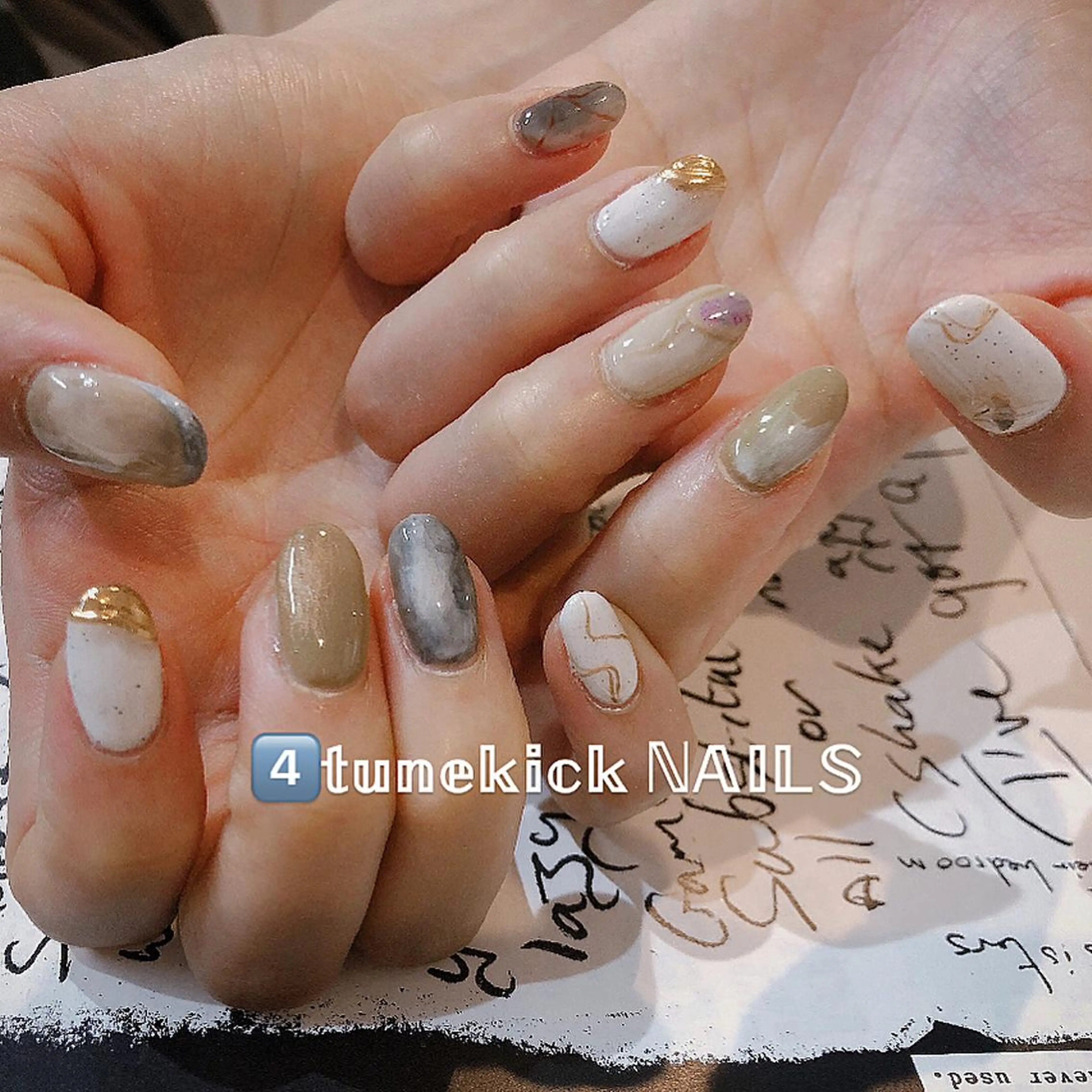ネイル ニュアンスネイル 4tunekick NAILS(フォーチュンキックネイルズ)所属・光森 淳子のネイルデザイン