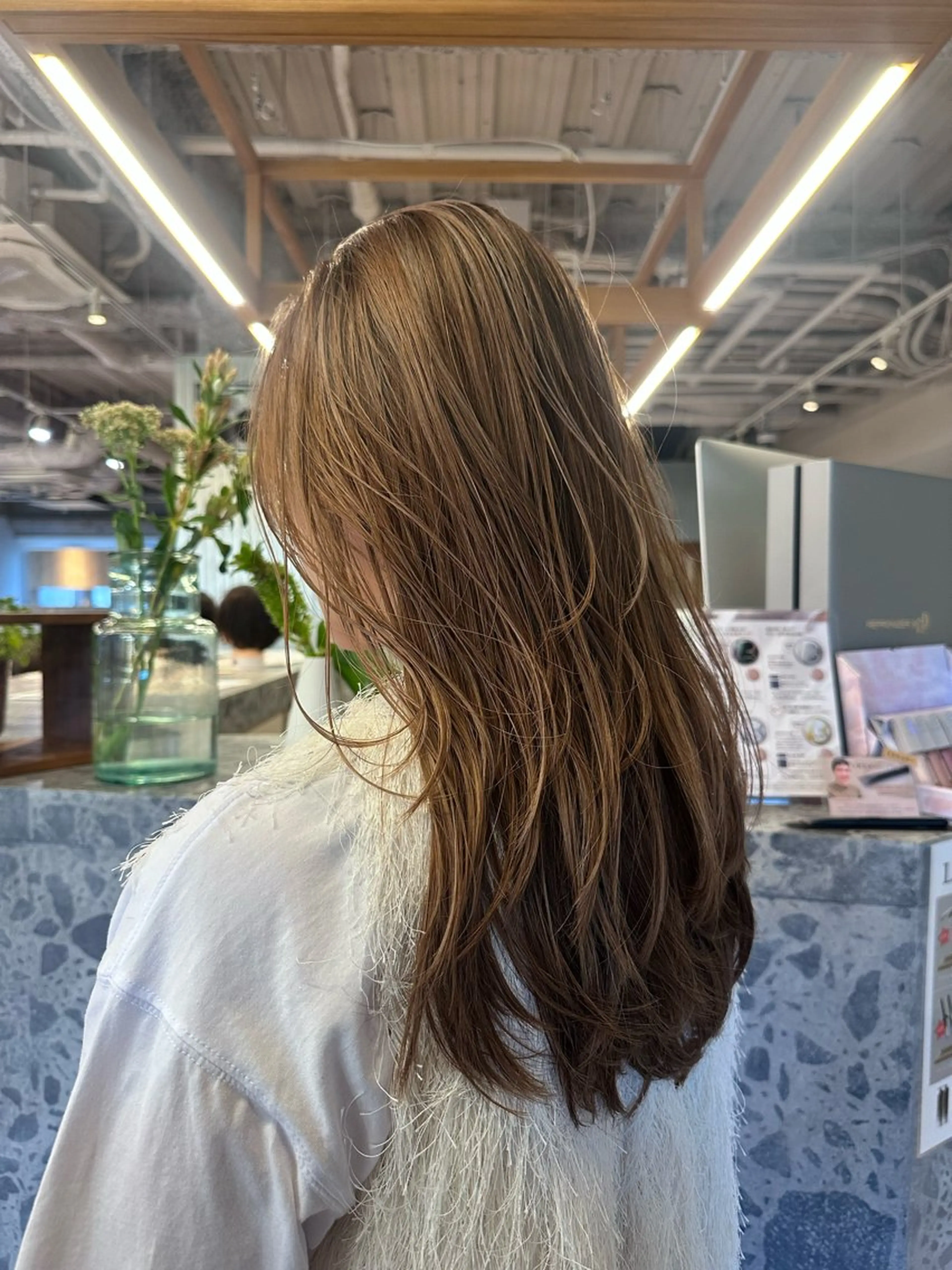 ロング ヘアカラー ✨ツヤ髪ストレート /りん✨のヘアスタイル