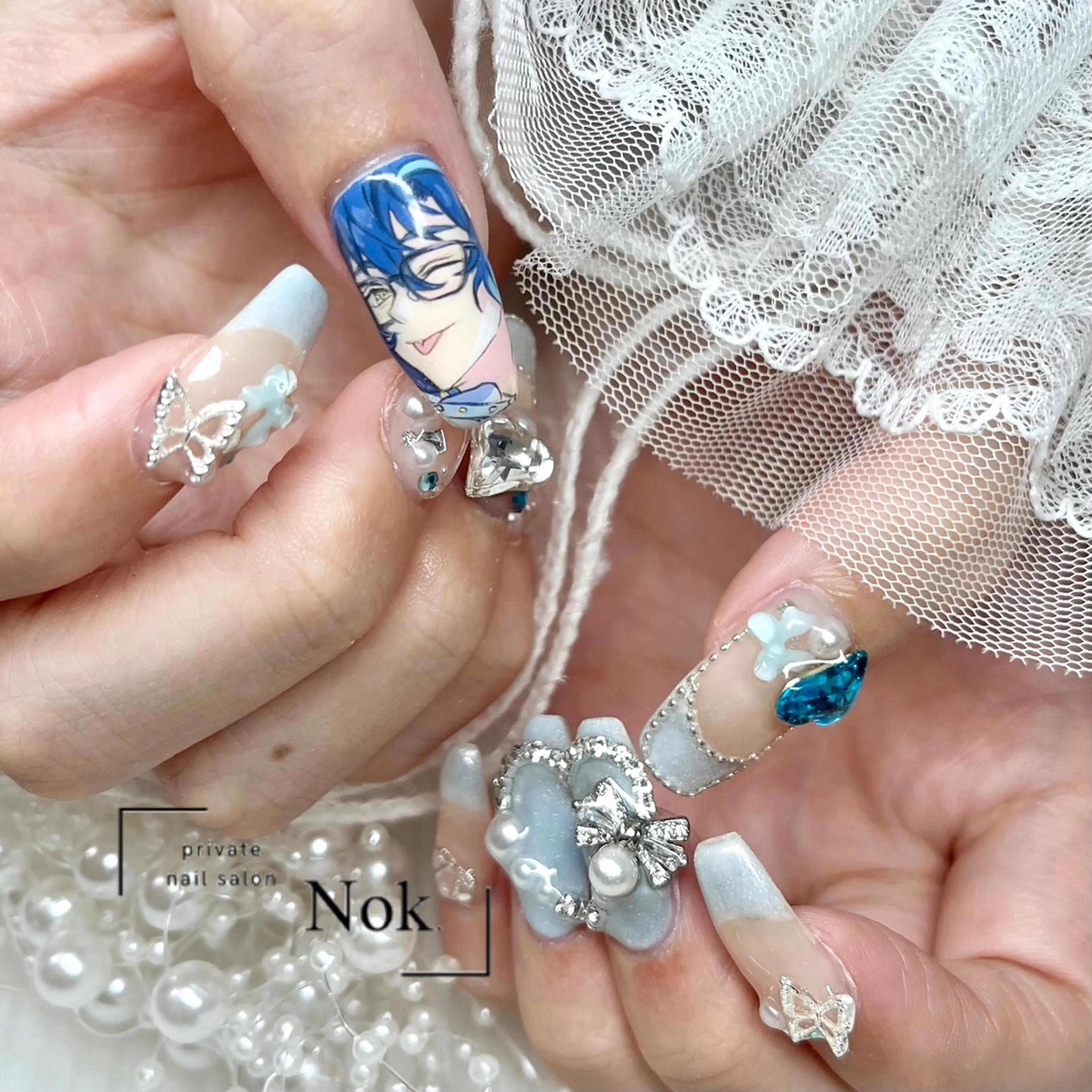 ネイル ハンドネイル 池袋痛ネイル Nok. 渡辺のネイルデザイン