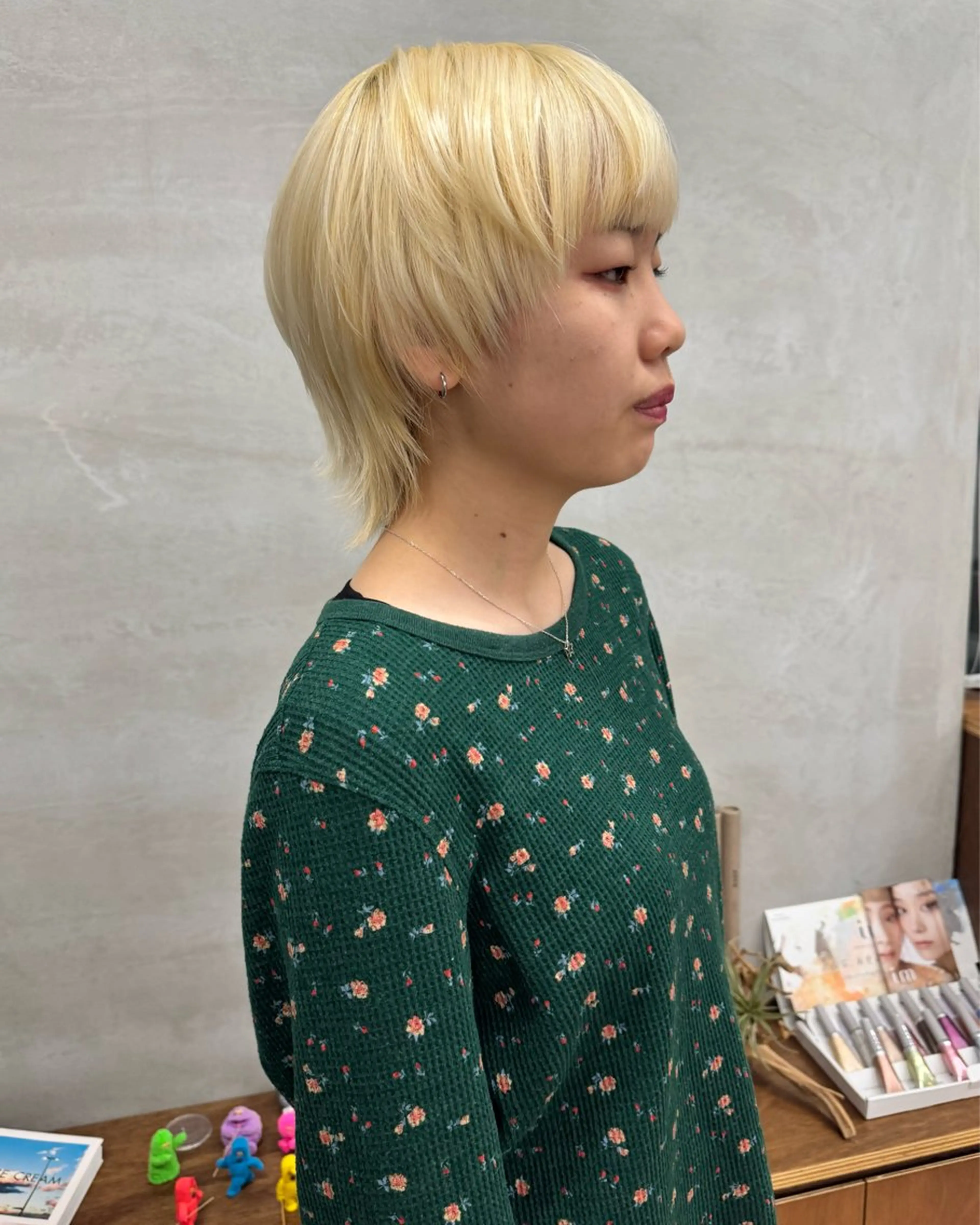 ショート nalu.所属・前山 七海のヘアスタイル