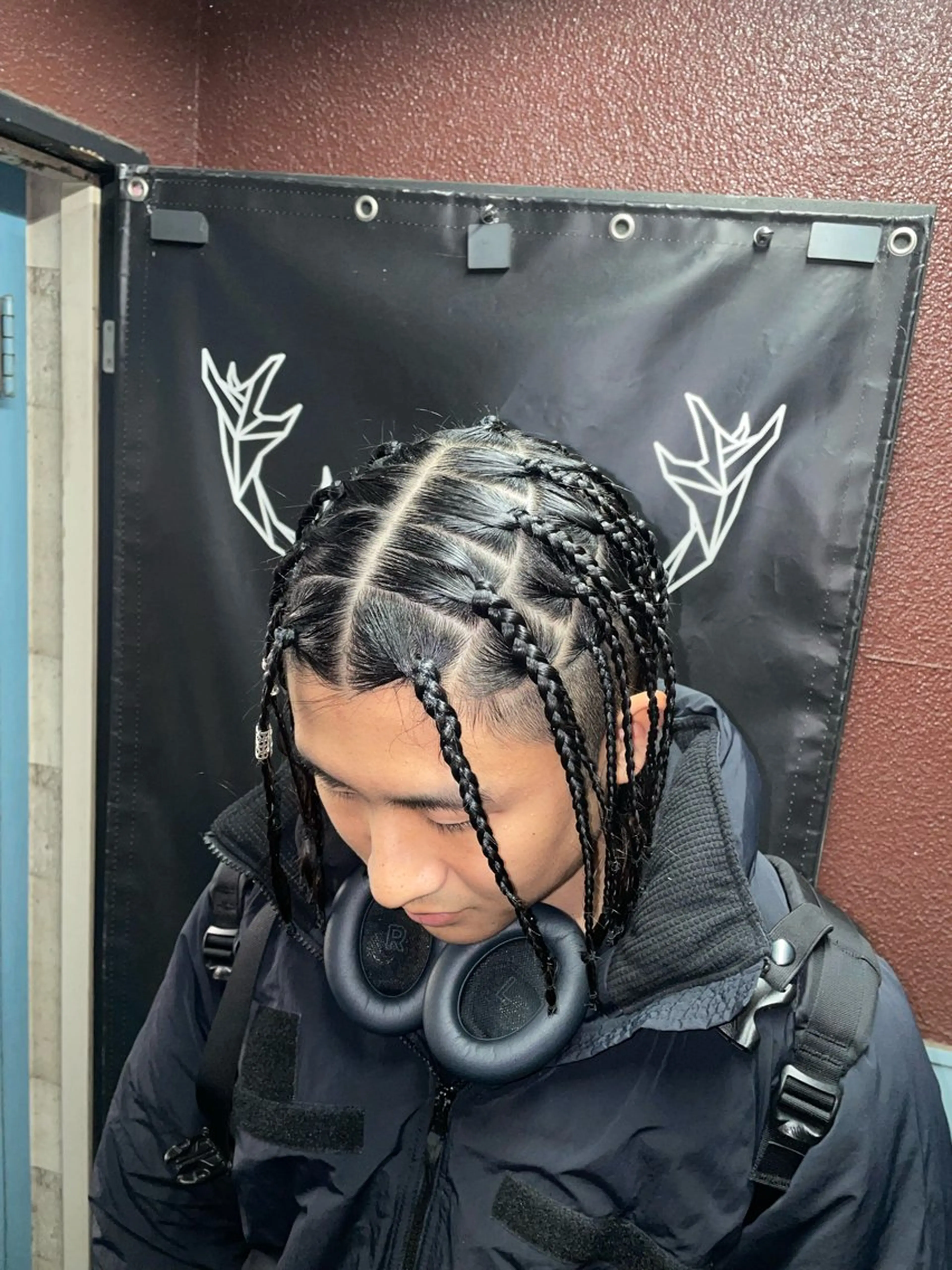 ヘアアレンジ メンズ TNB TOKYO所属・エクステ/コーンロウ KURUMI⛓️🔥のヘアスタイル