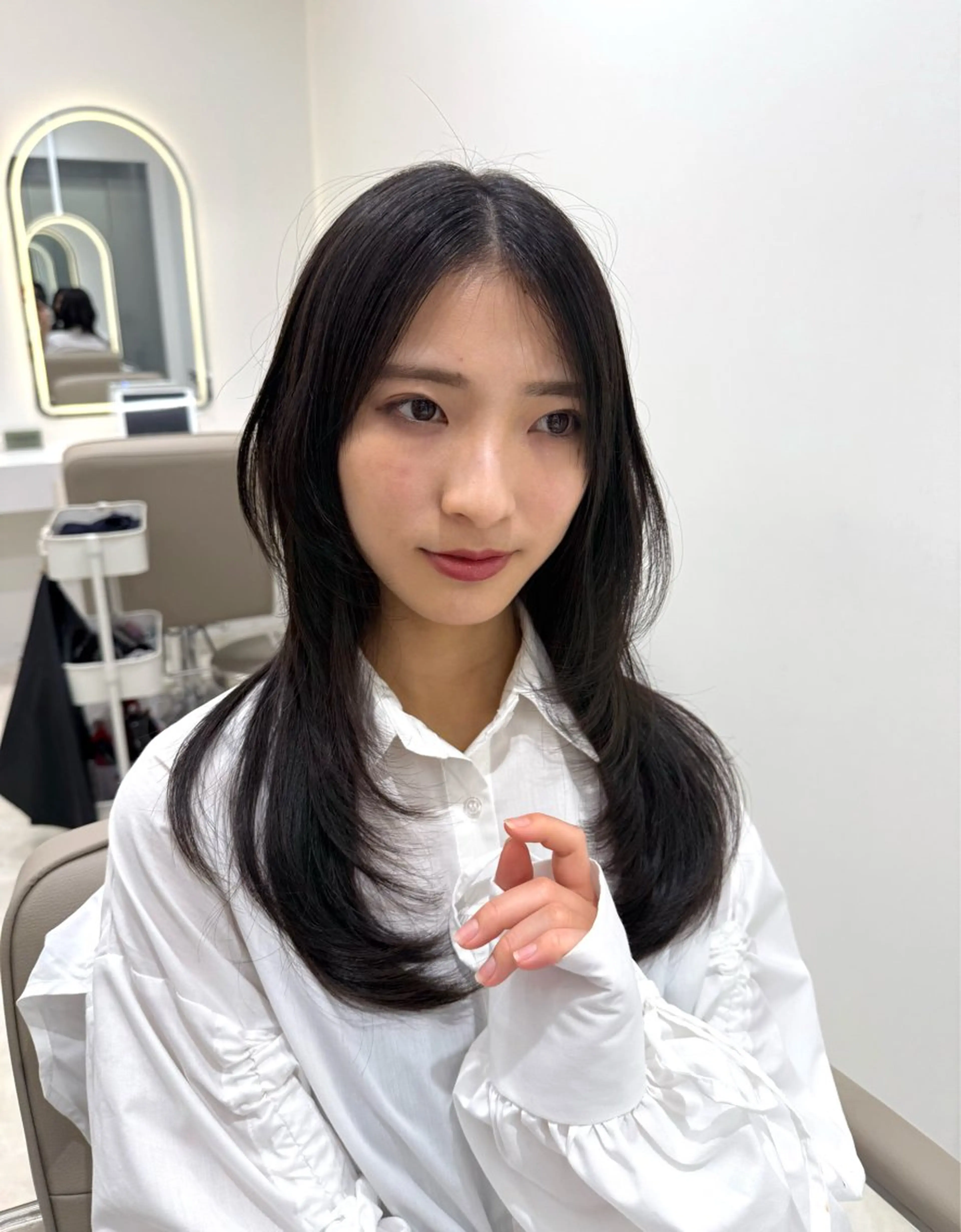 ロング IVE（イヴ）所属・IVE jukuのヘアスタイル