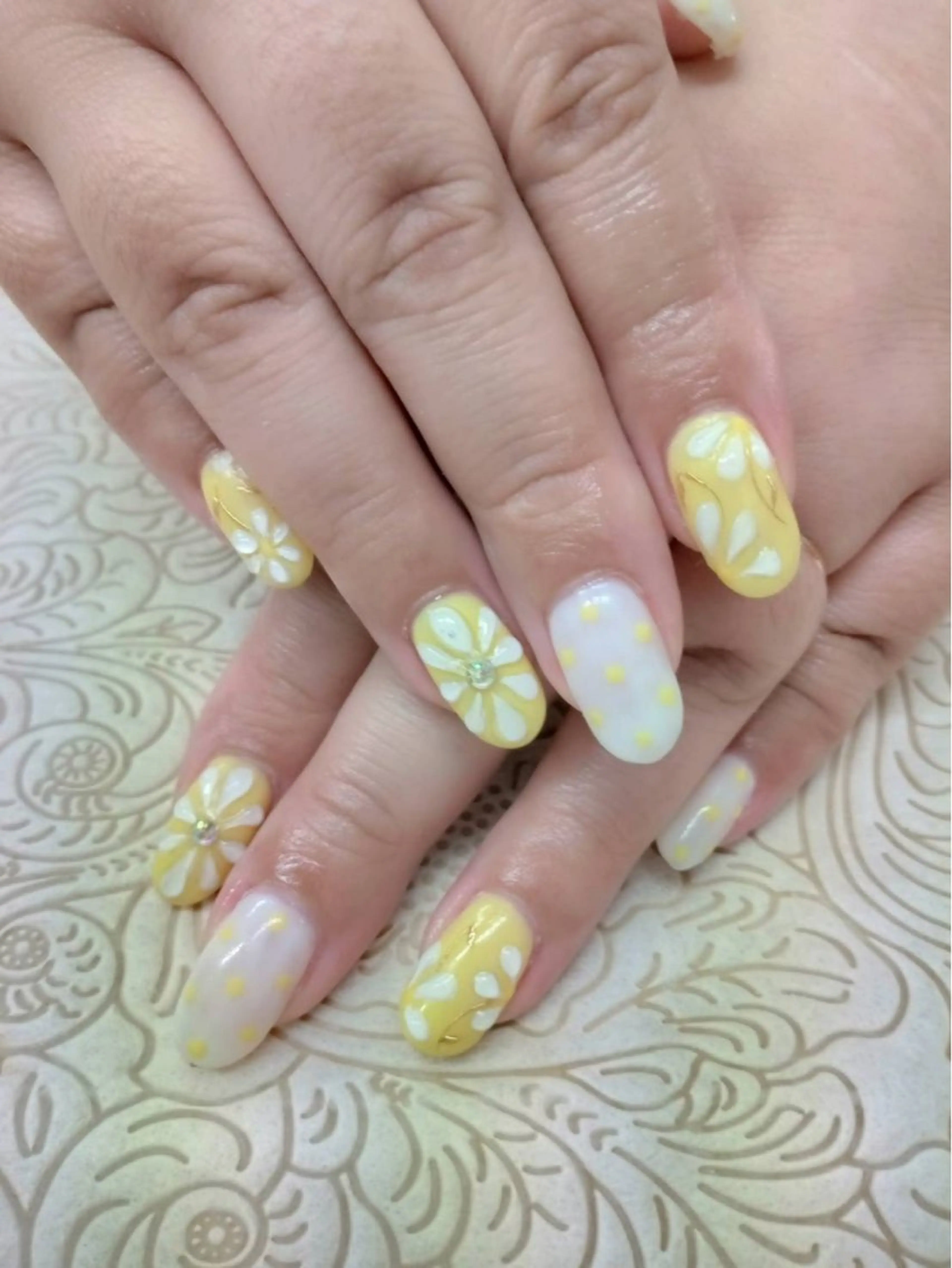 ネイル フラワーネイル precious nail room所属・precious nail  roomのネイルデザイン