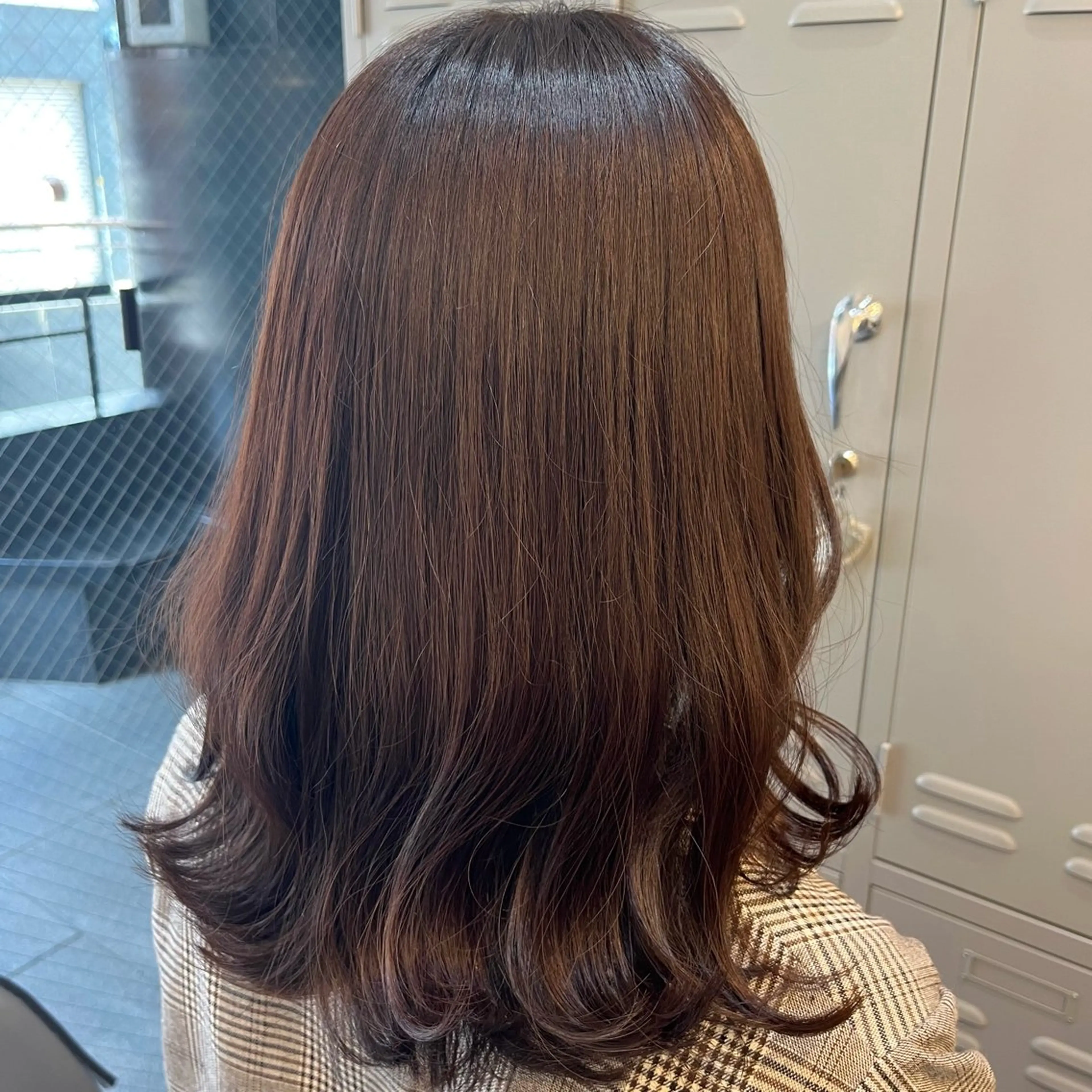 セミロング カラー ブリーチなしWカラー /レイヤー🫧ナシコのヘアスタイル