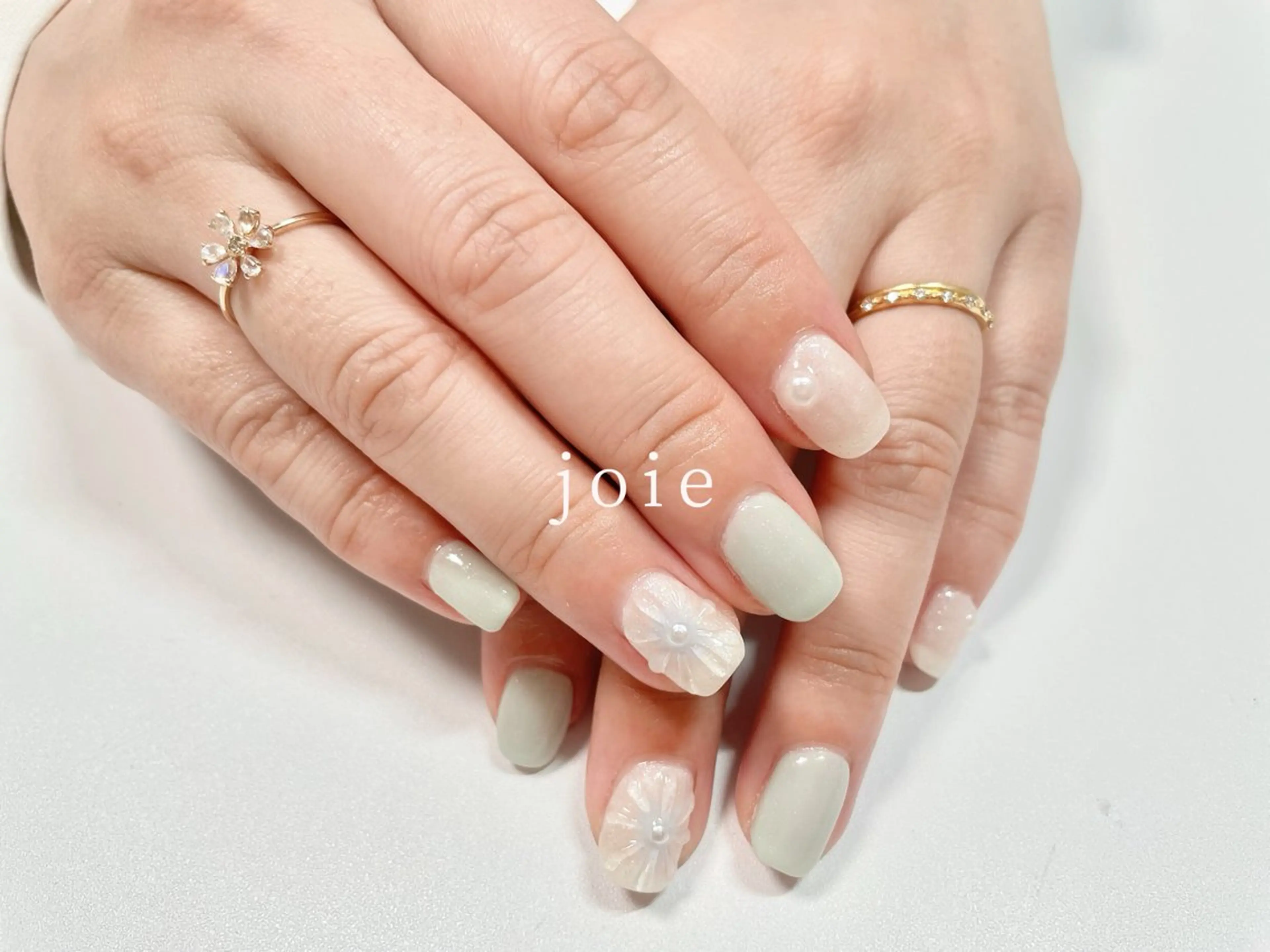 ネイル オフィスネイル ぷっくりネイル Nailist Mikuのネイルデザイン