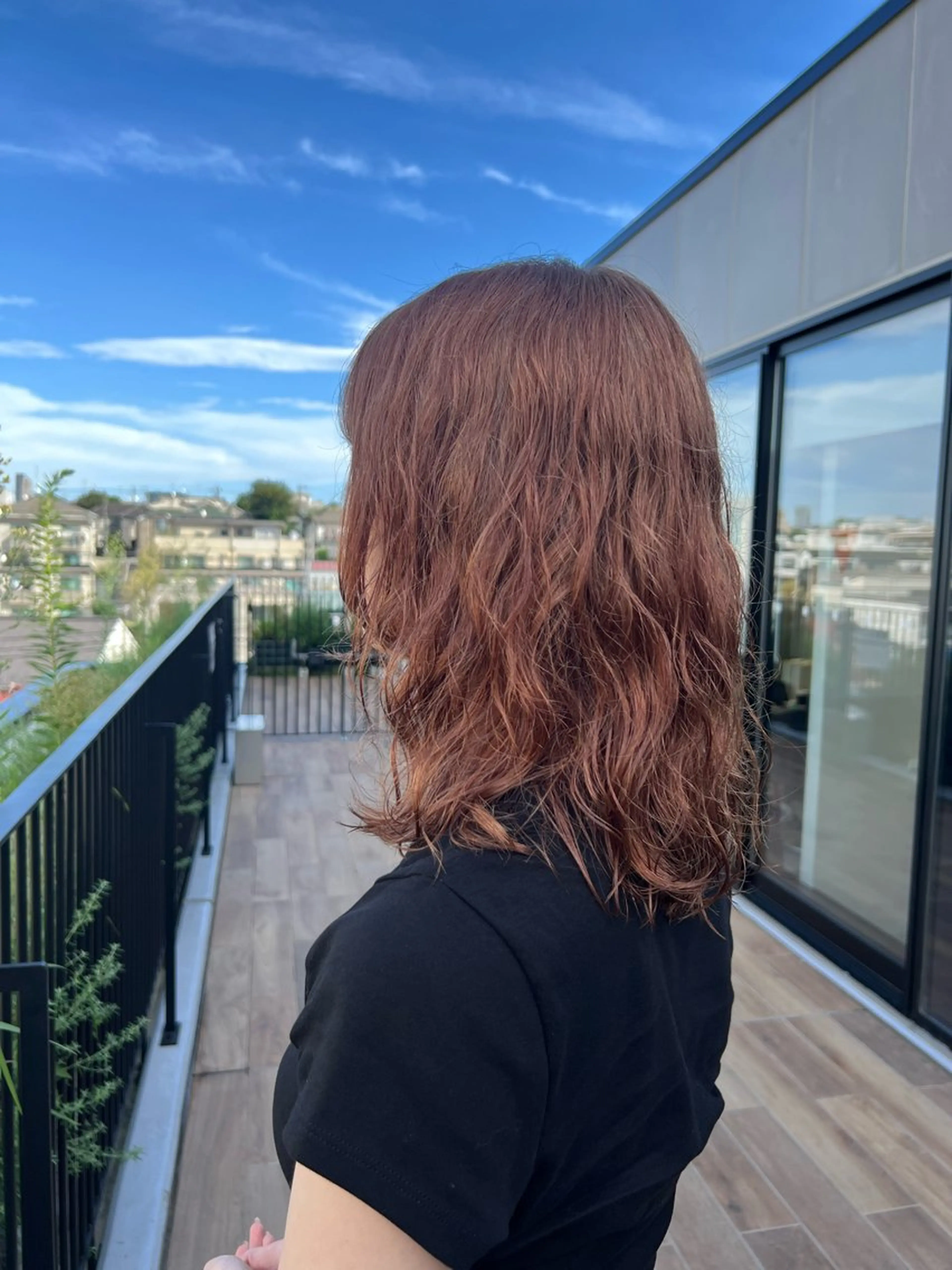 ミディアム カラー ベージュカラー くせ毛 🍇おぐら めぐみ🍇のヘアスタイル