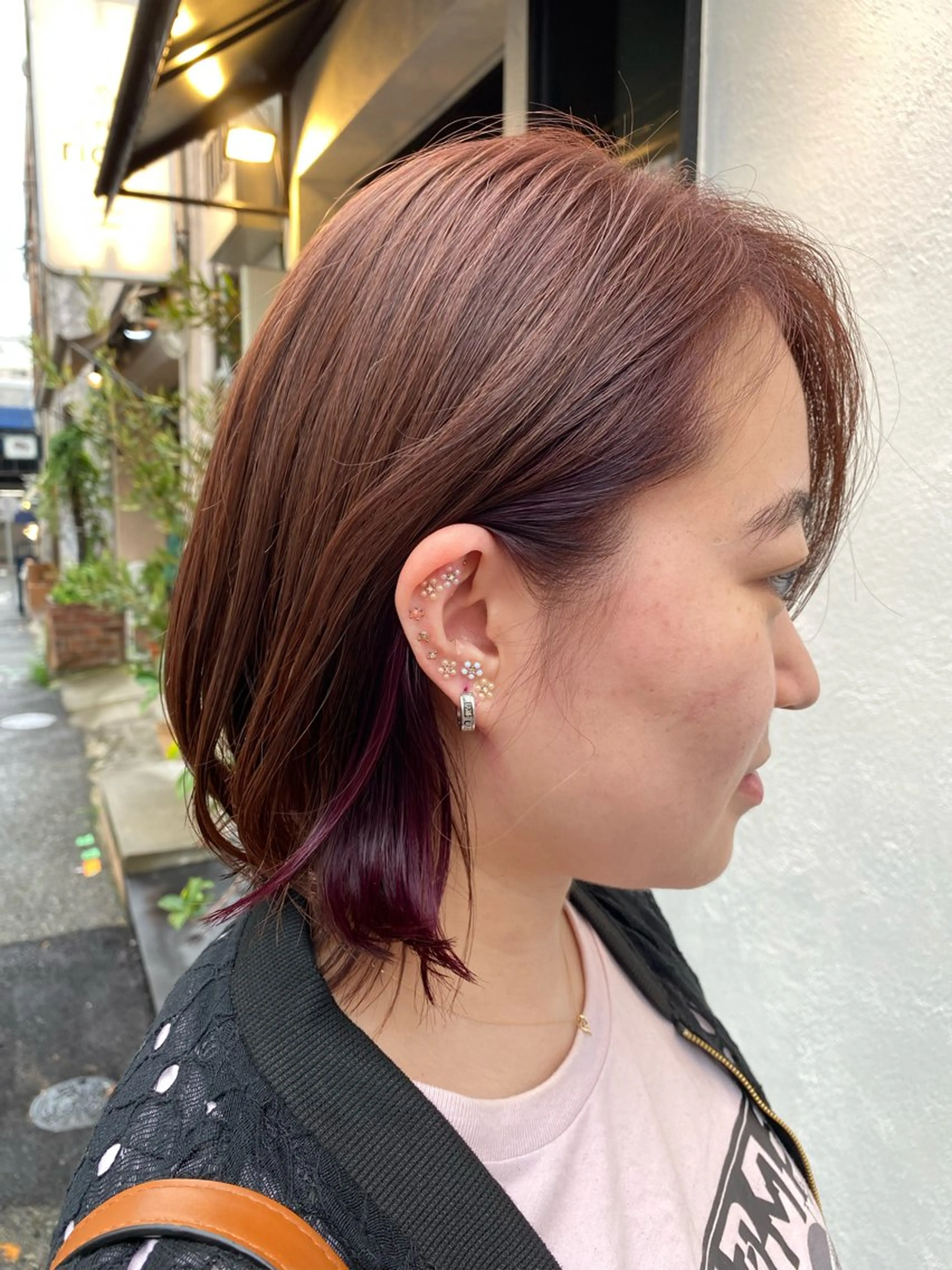 ショート カラー パーマ ヘアアレンジ メンズ キッズ HairSignature所属・ブリーチ指名神戸 No.1美容師RENのヘアスタイル