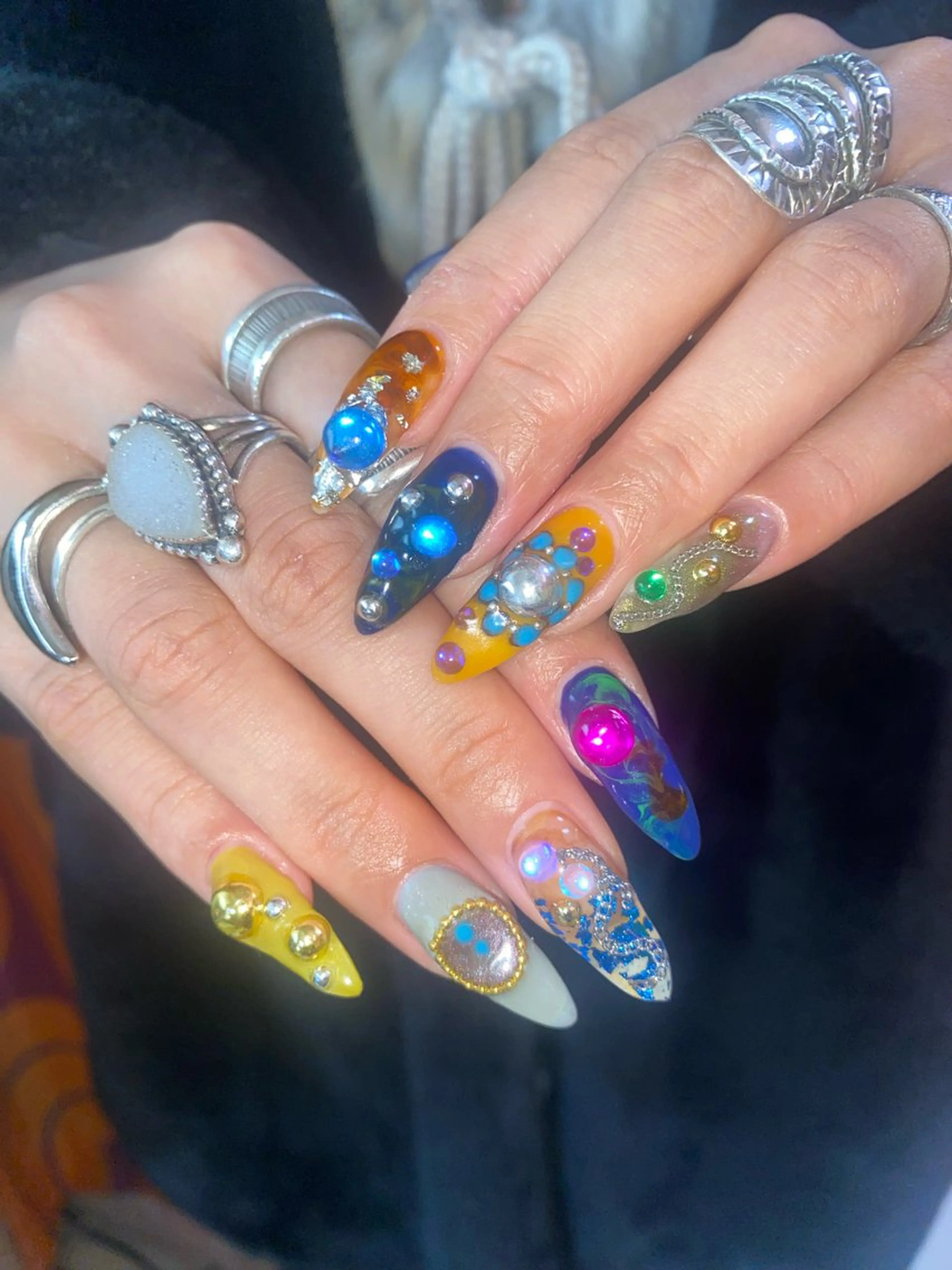 ネイル ハンドネイル .unff所属・hana (..)個 性派/メンズネイル◎のネイルデザイン