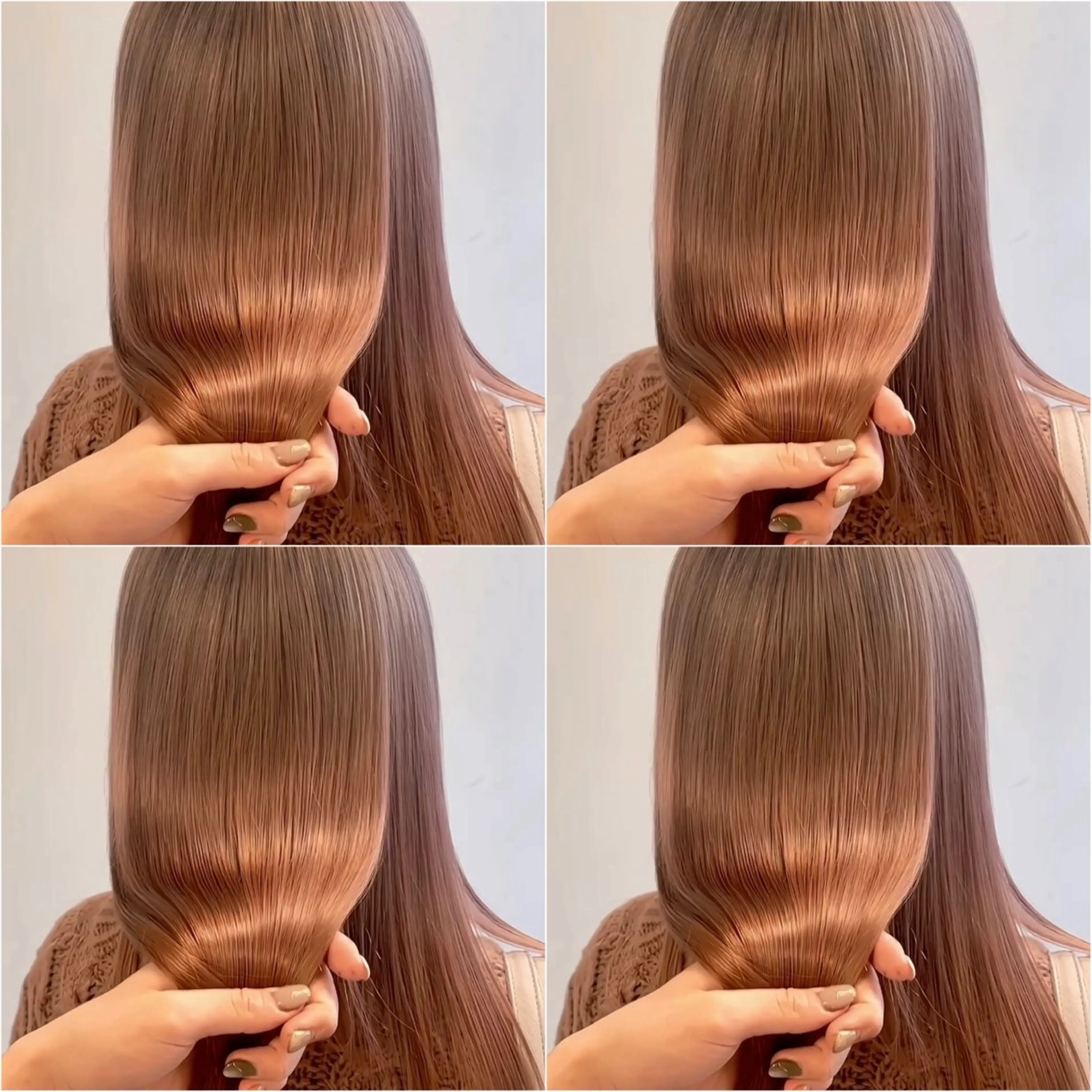 セミロング カラー 心斎橋/ブリーチなし 髪質改善/レイヤーのヘアスタイル