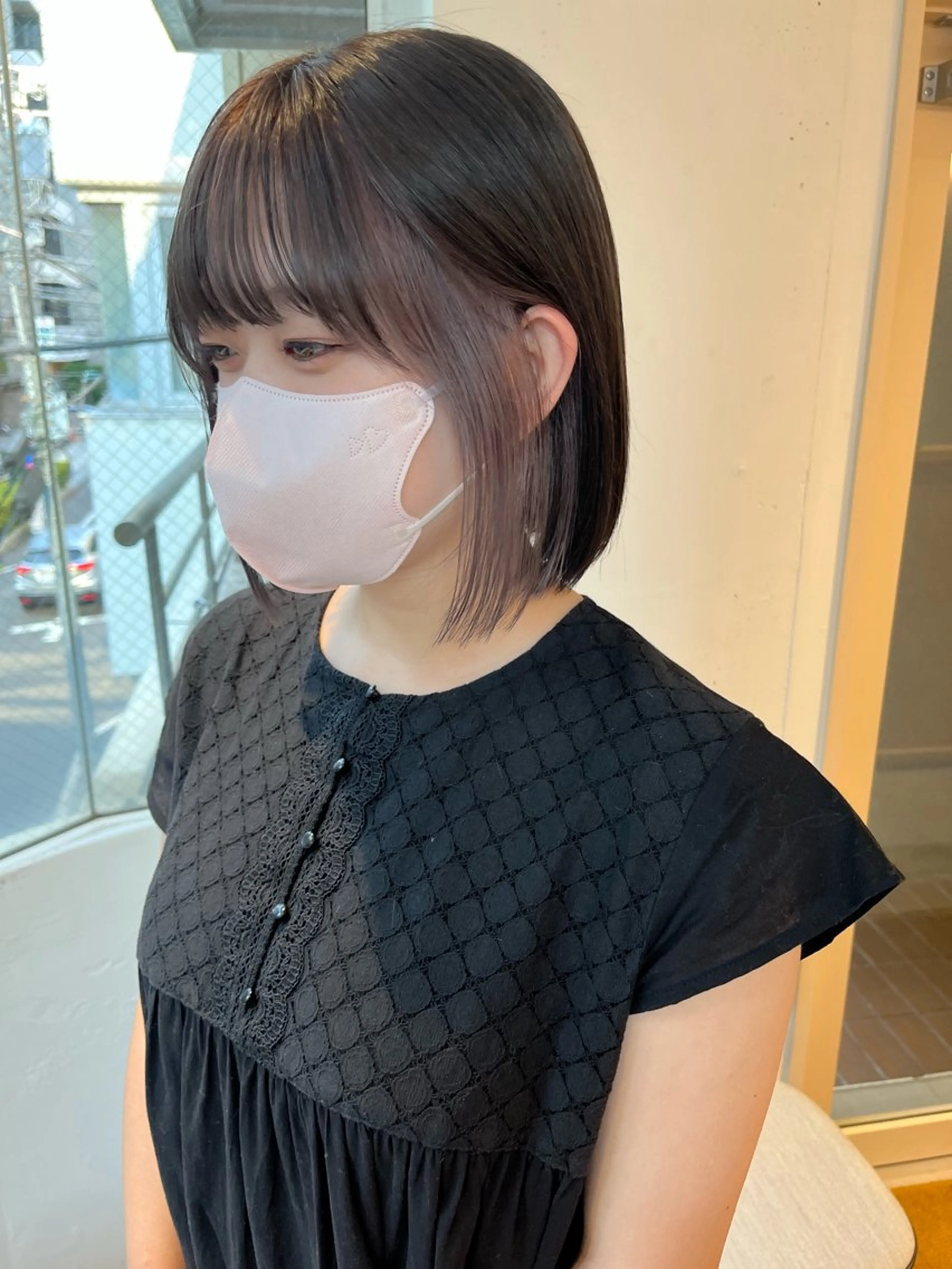 ミディアム カラー お洒落パーマ/ボブ ❄️Tomoka❄️のヘアスタイル