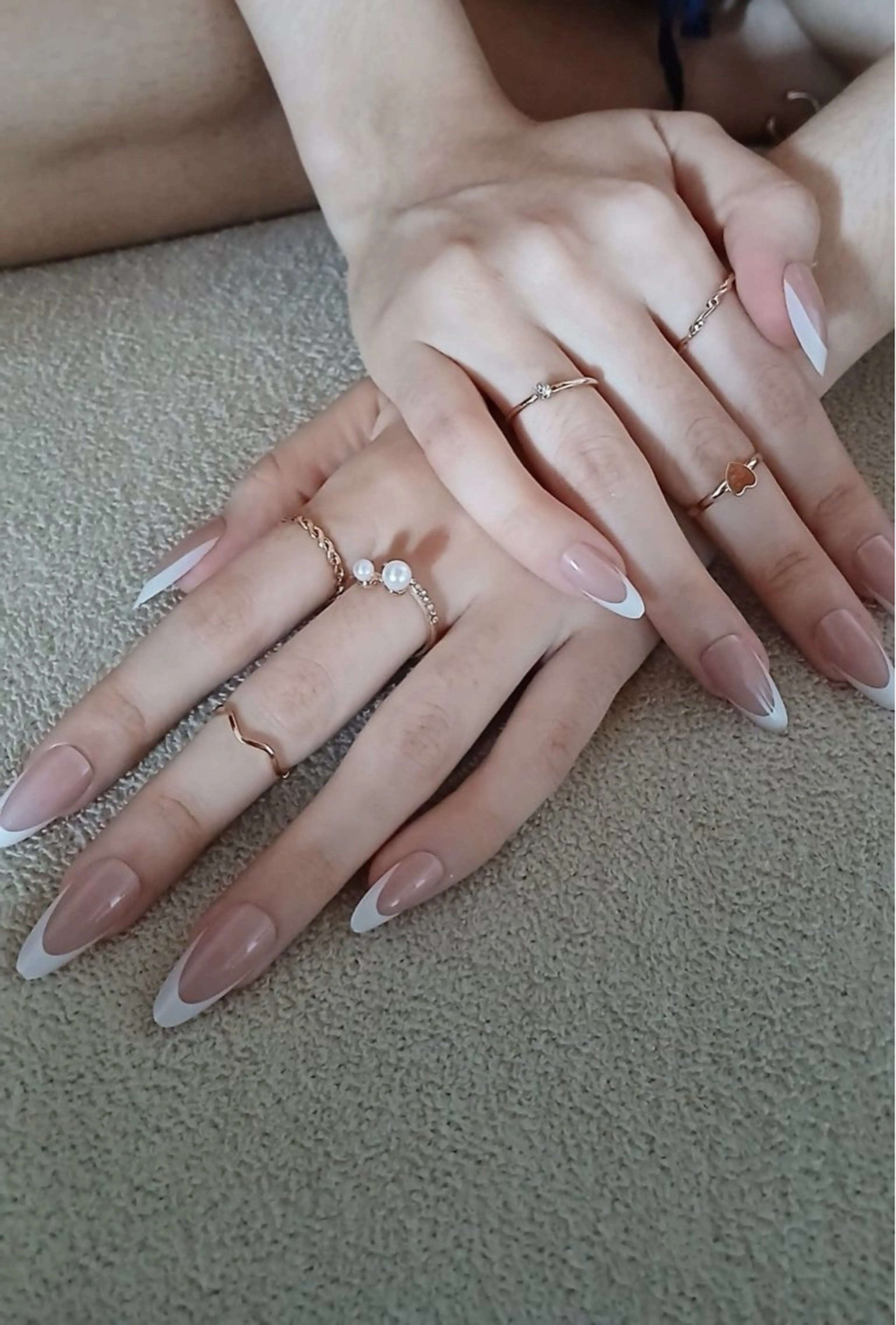 ネイル 韓国ネイル 持ち込み ニュアンスネイル ネイルチップ Minn ANA.CHUOのネイルデザイン