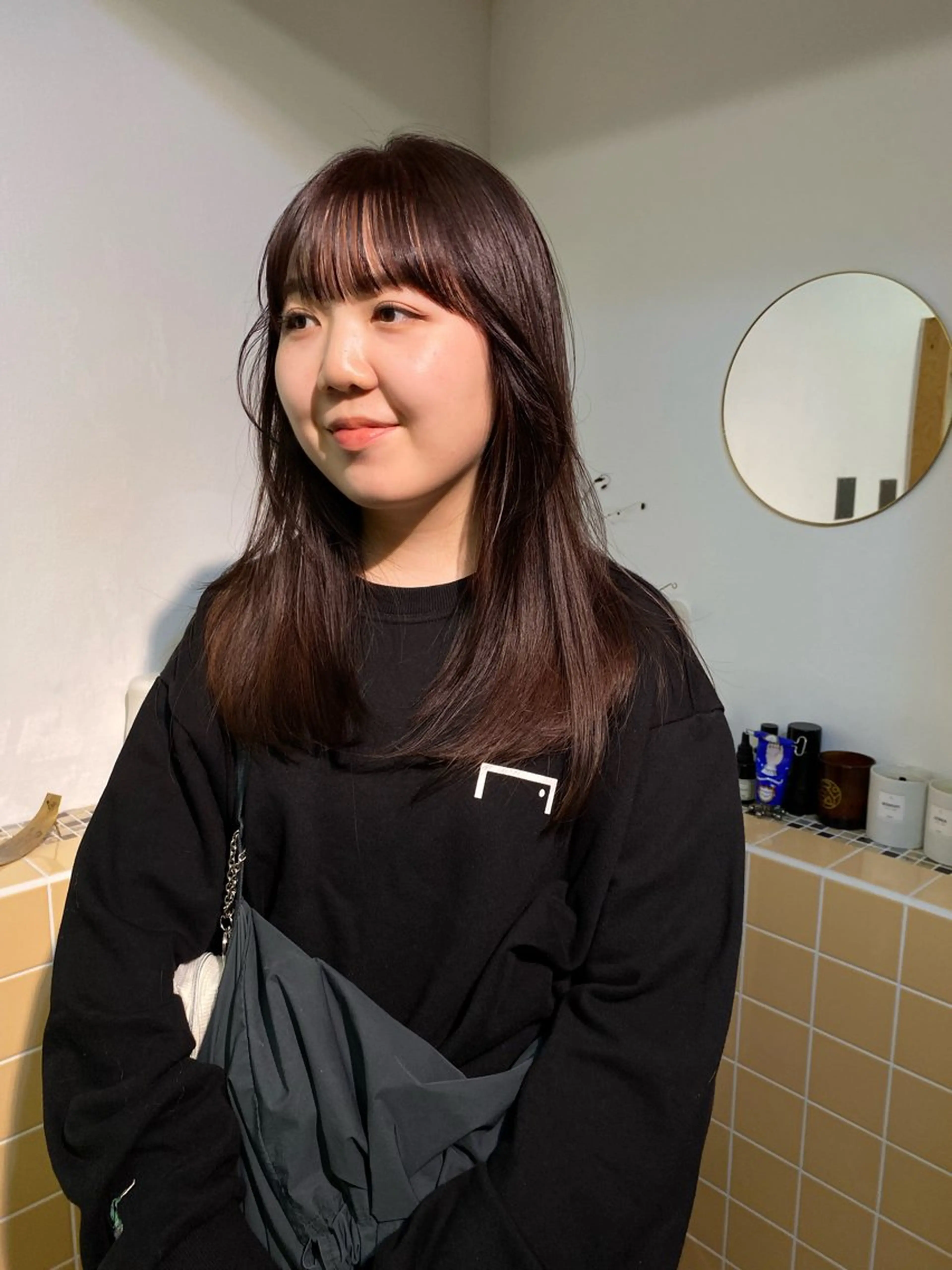 カラー ヘアカラー トリートメント iroha/ n.w.h🎀のヘアスタイル