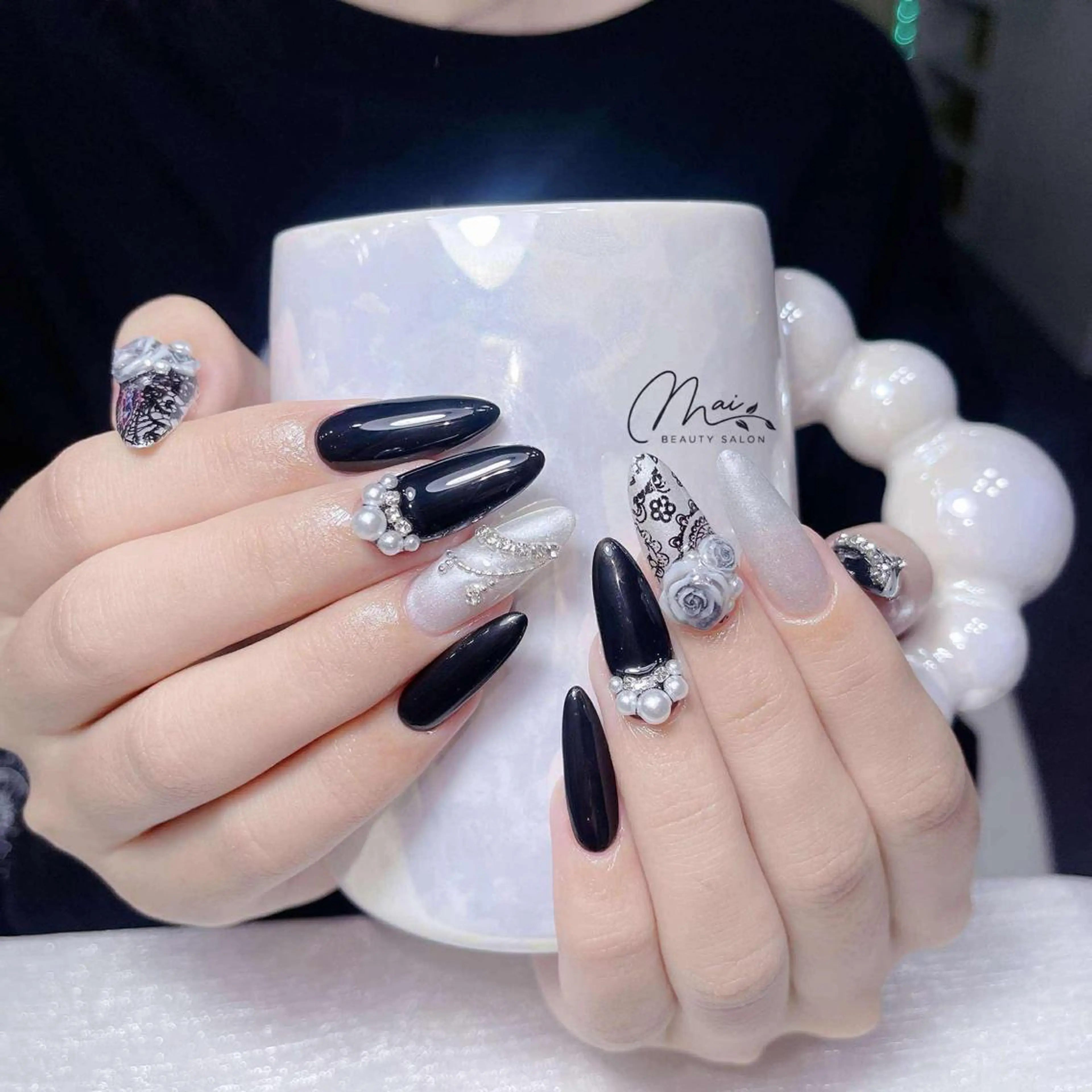 ネイル ジェルネイル パラジェル ワンホンネイル MaiBeauty DanHiのネイルデザイン