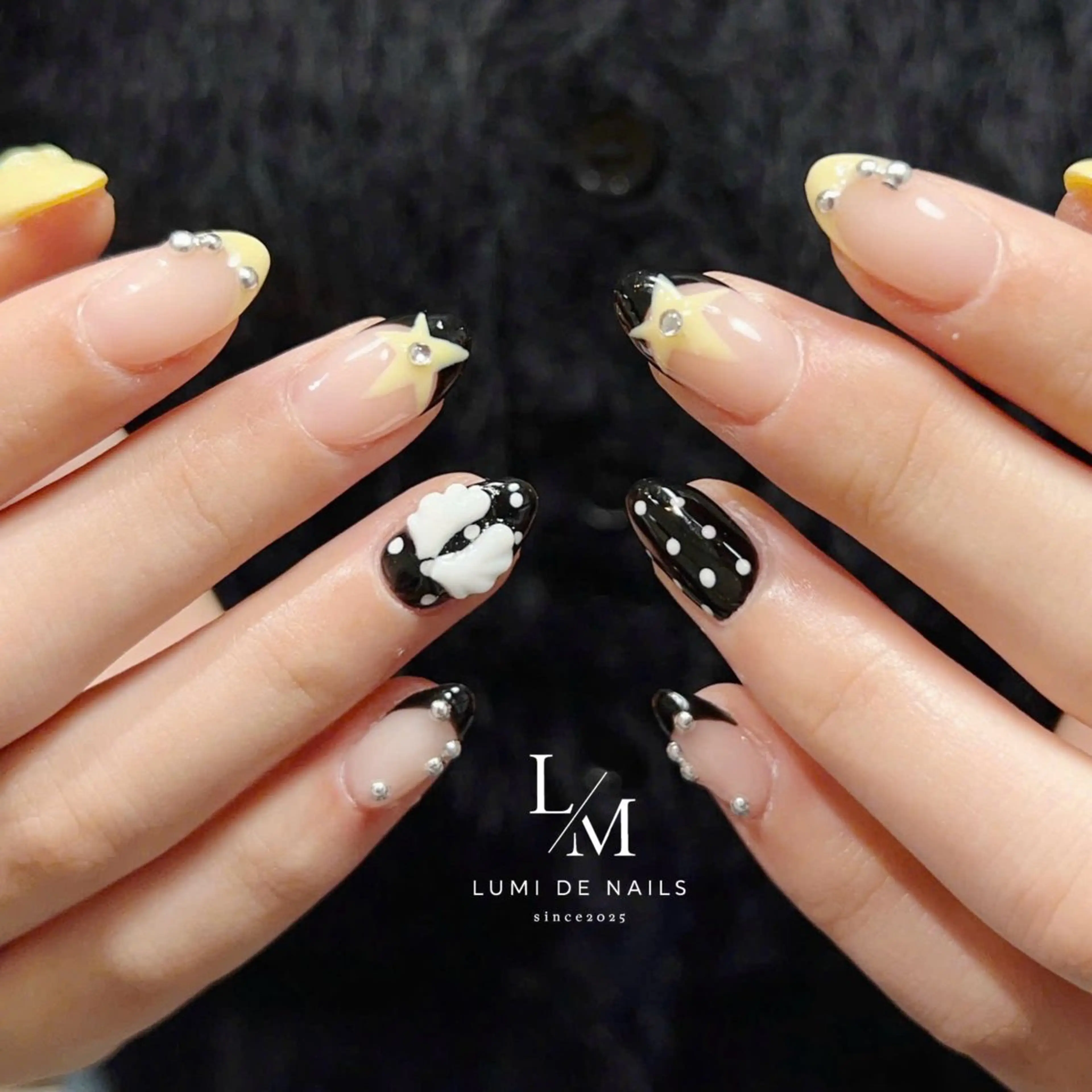 ネイル グラデーション ラメ(グリッター) マグネットネイル ミラーネイル ニュアンスネイル ハンドネイル Lumi de nailsのネイルデザイン