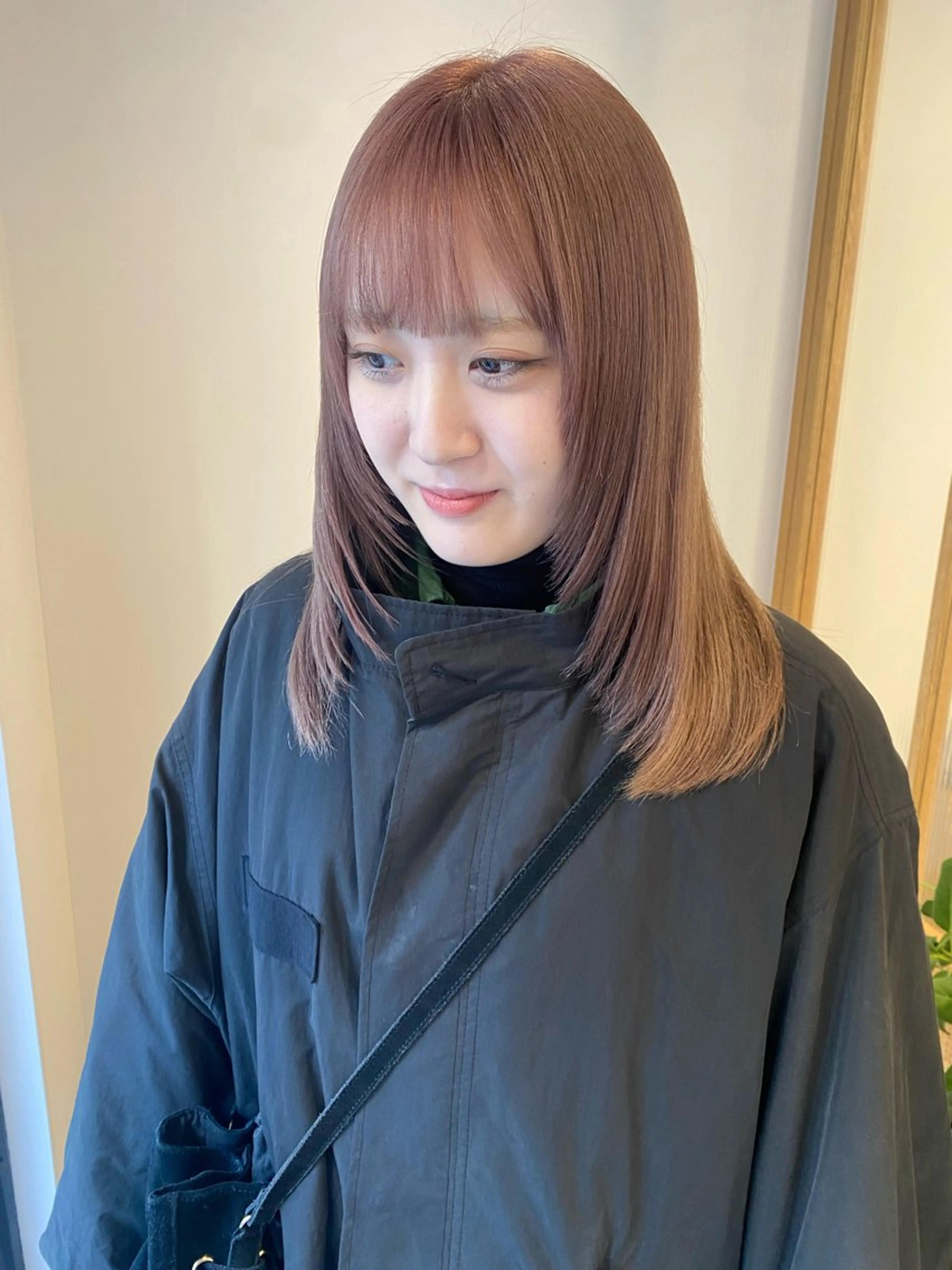 ミディアム knock所属・knock　國友 華乃のヘアスタイル