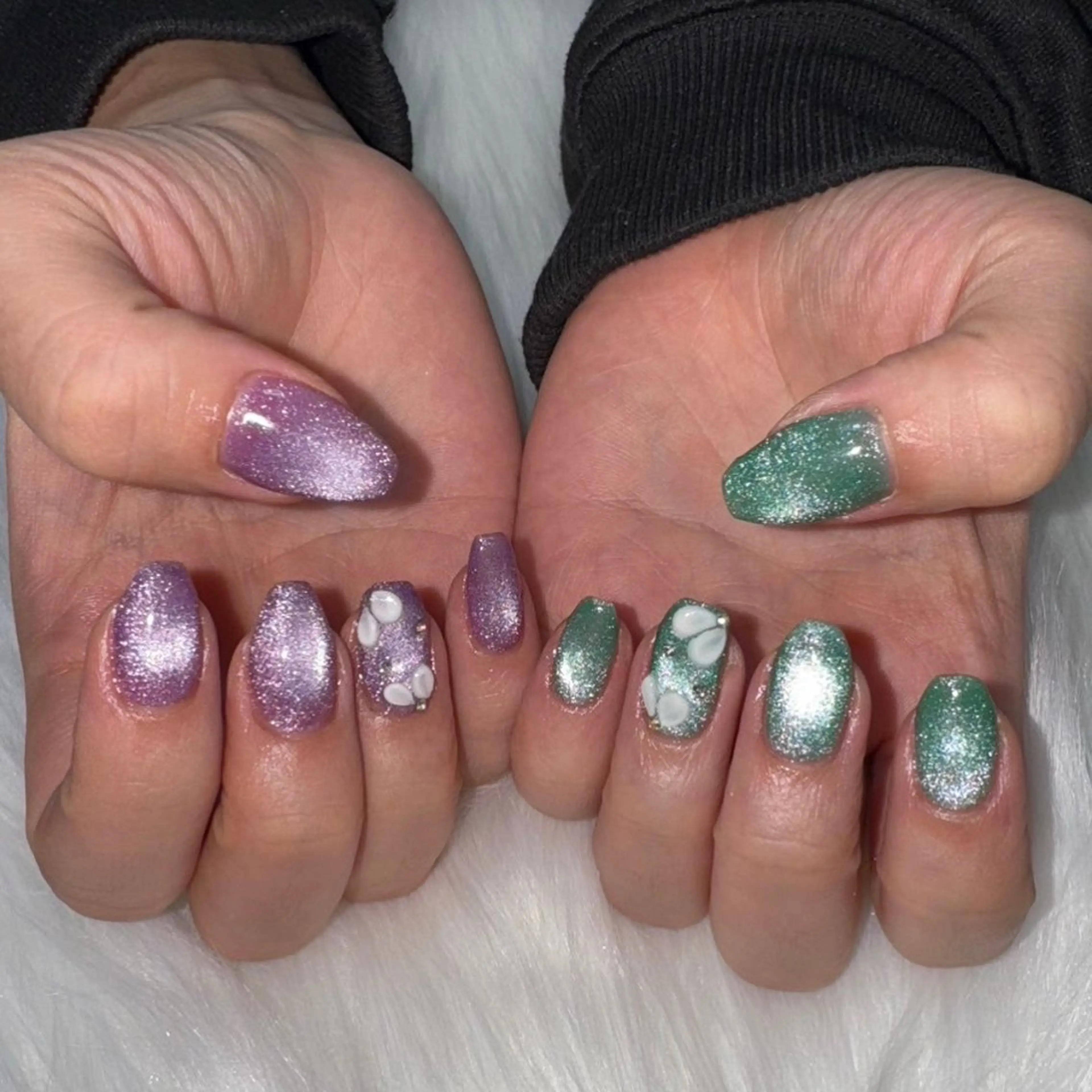 ネイル アートネイル マグネットネイル lillie nailのネイルデザイン