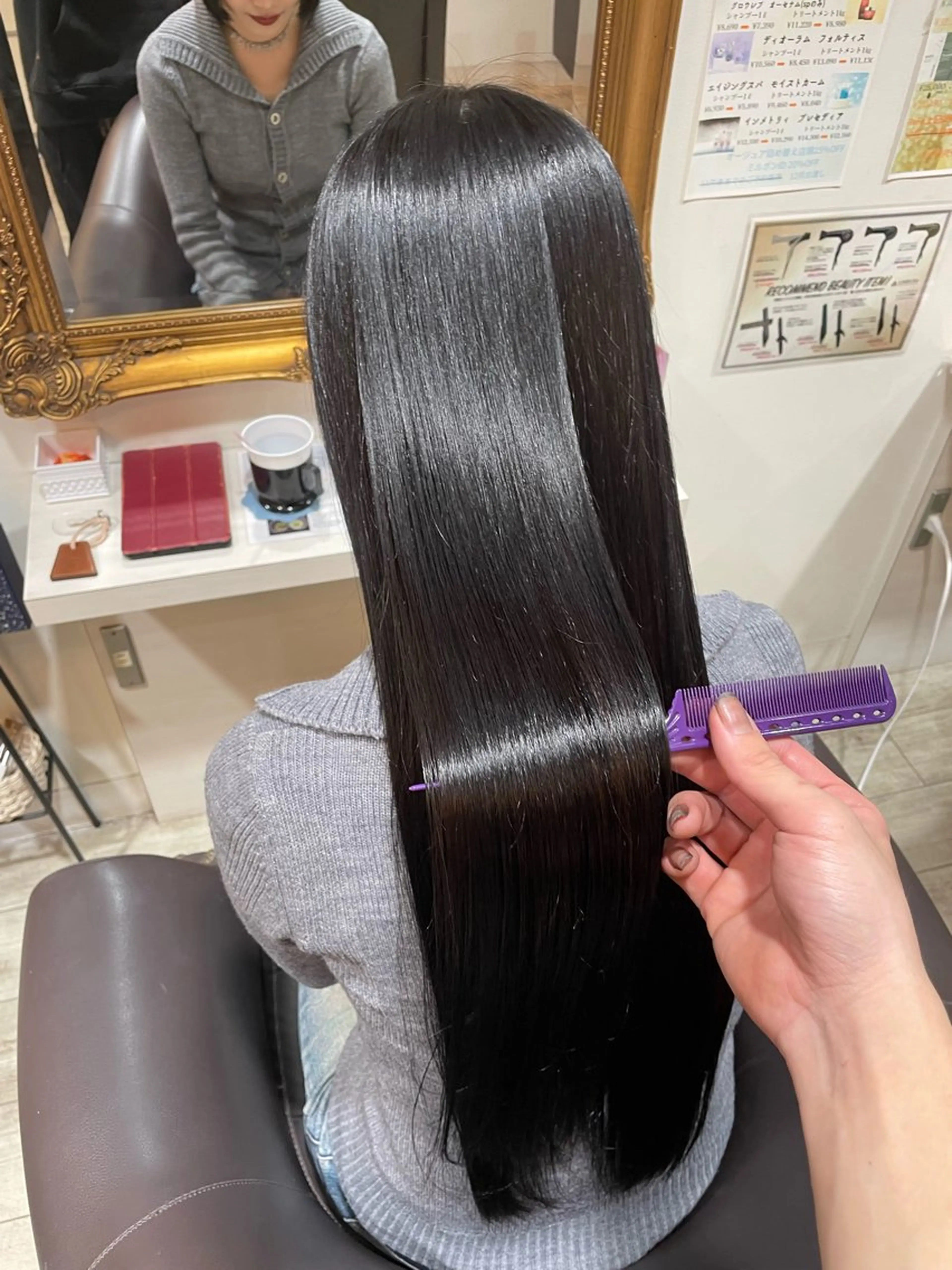 ロング カラー メンズ 暖色/艶髪/ 透明感カラー/なおとのヘアスタイル