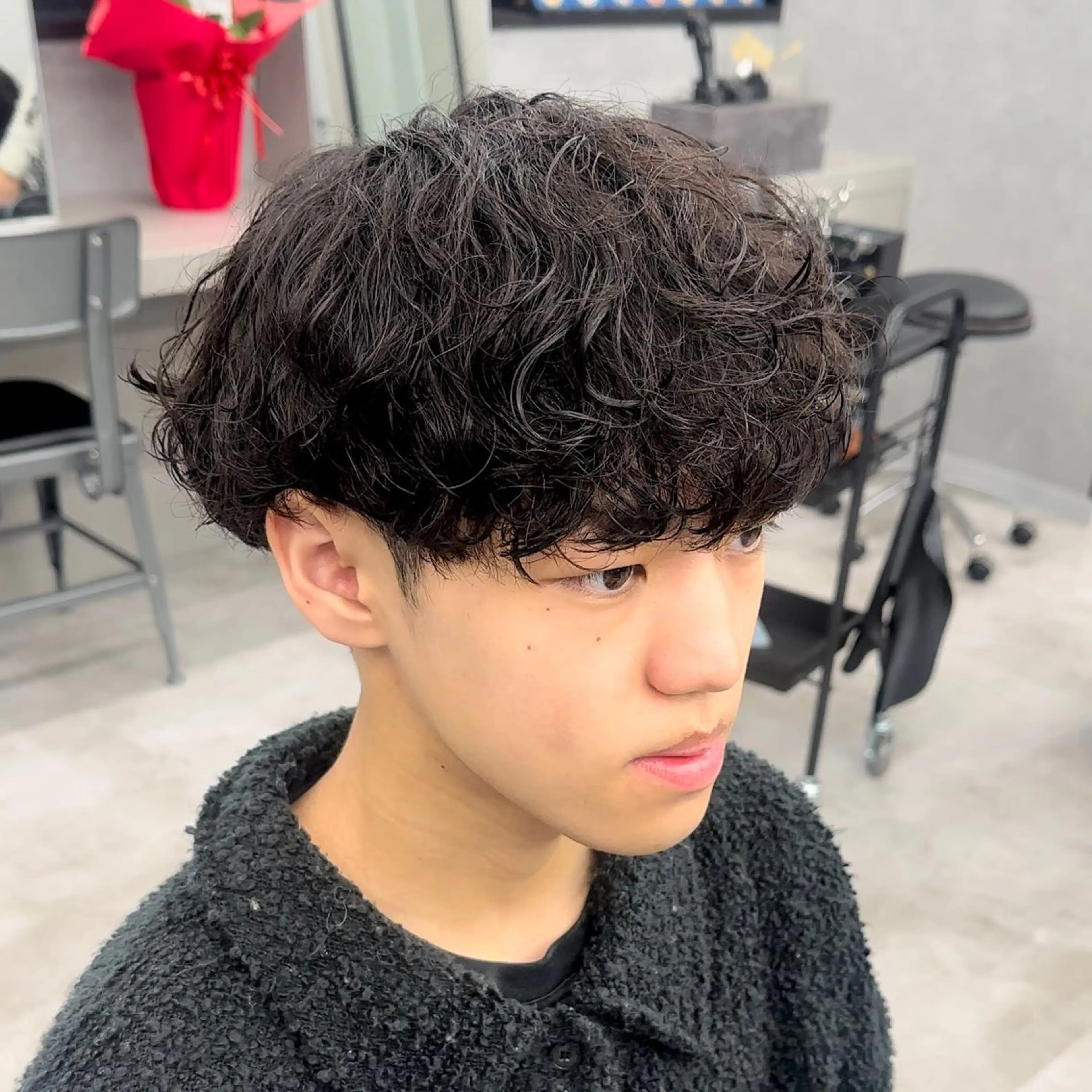 メンズ カット パーマ 🎖️似合わせメンズ パーマ🎖️カネキのヘアスタイル