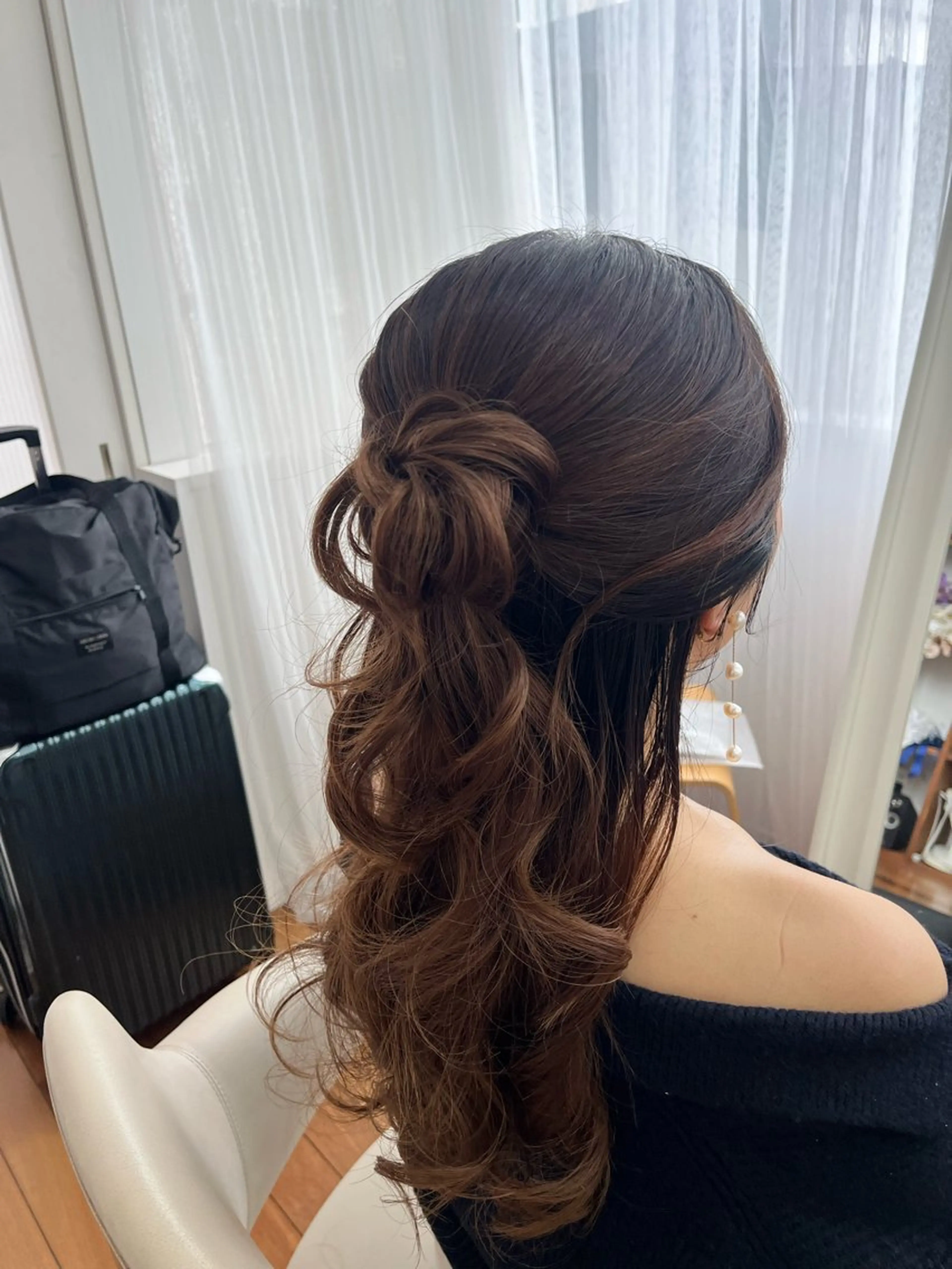 ロング ヘアセット share salon JAM 横浜所属・hair make 🪞Rinaのヘアスタイル