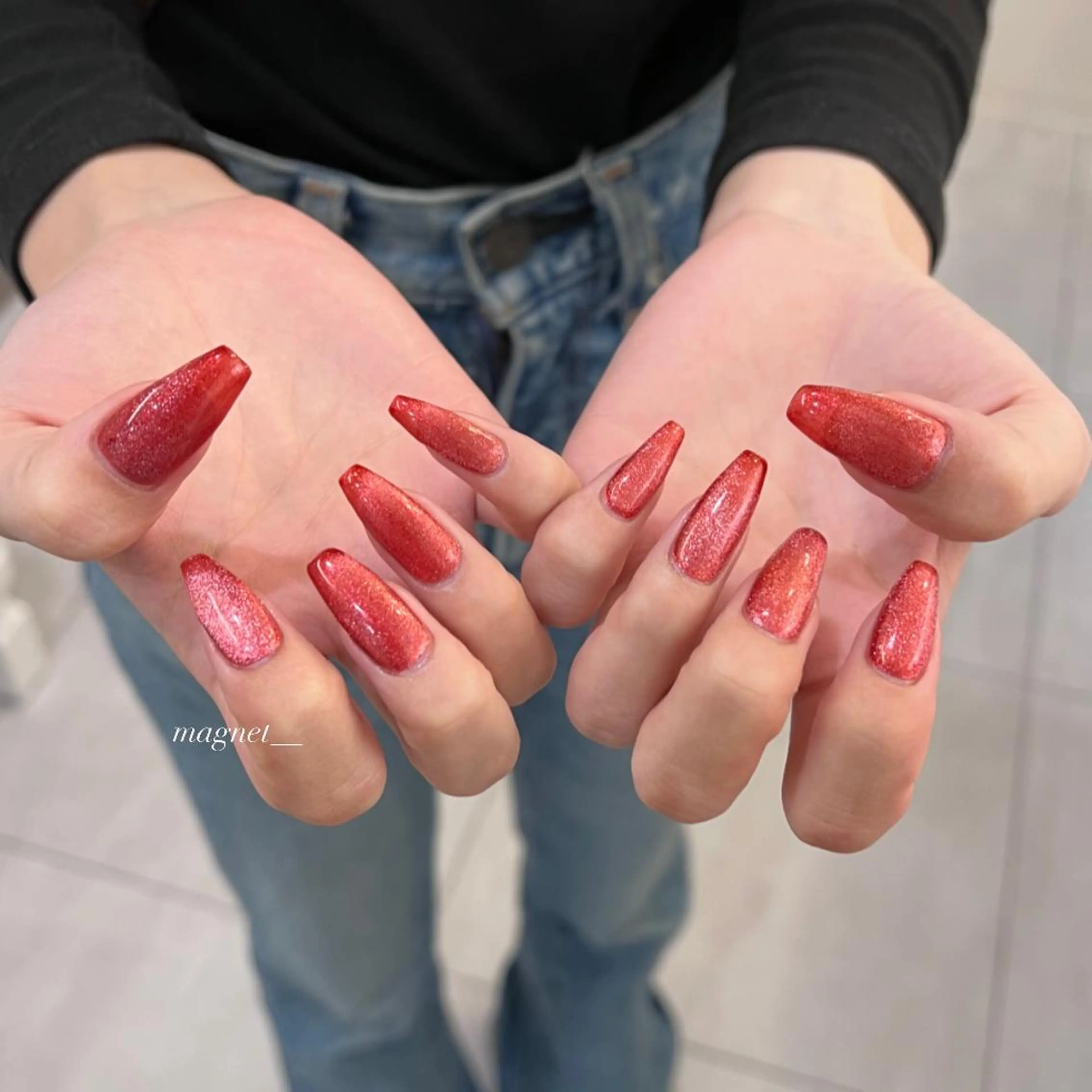 ネイル マグネットネイル Nail Salon .U所属・Sota Nahoのネイルデザイン